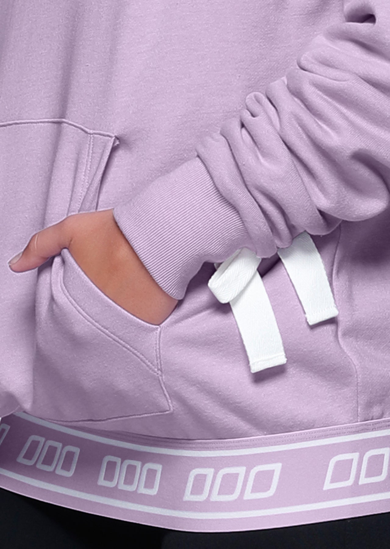 Lorna Jane Off Beat Hoodie - Soft Lilac Marl