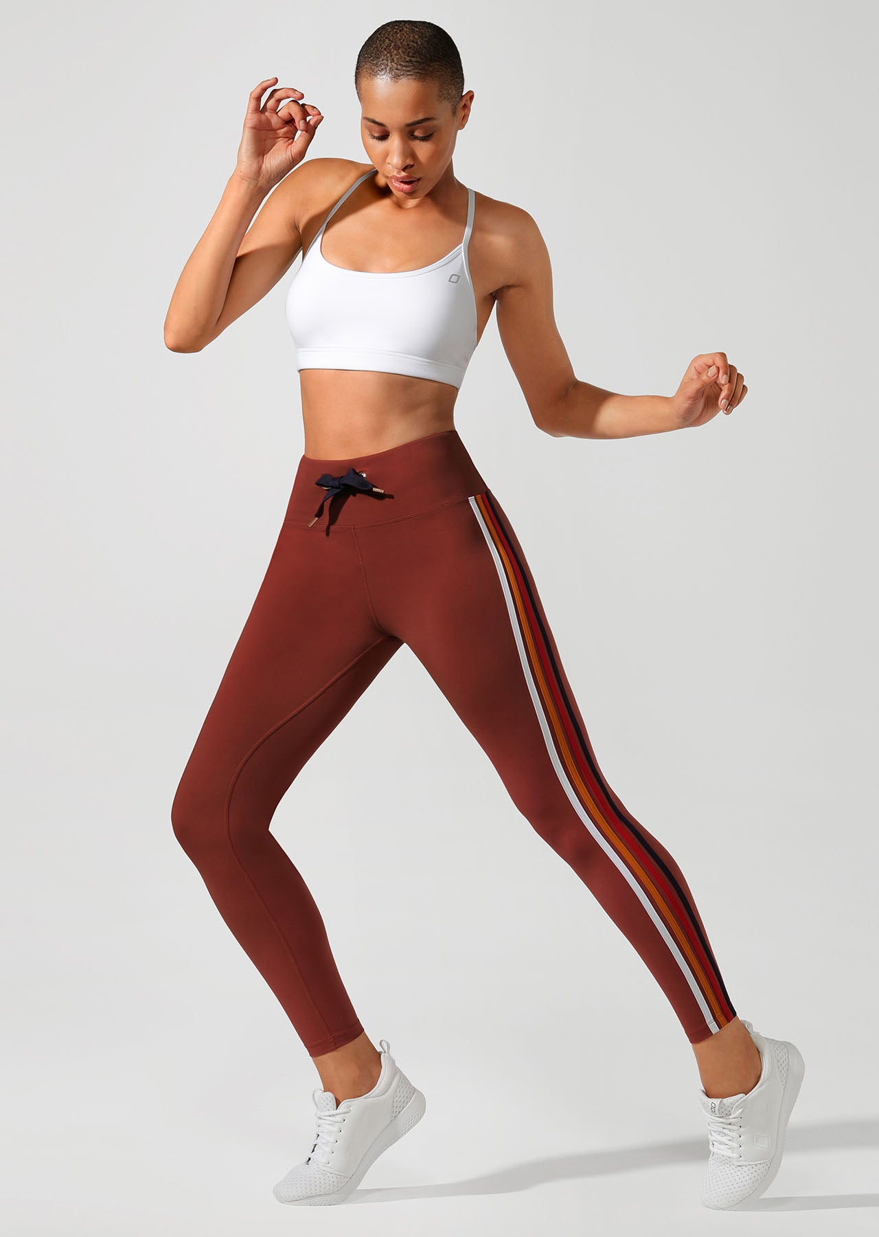 Lorna Jane On Fire Full Length Tight - Dark Copper