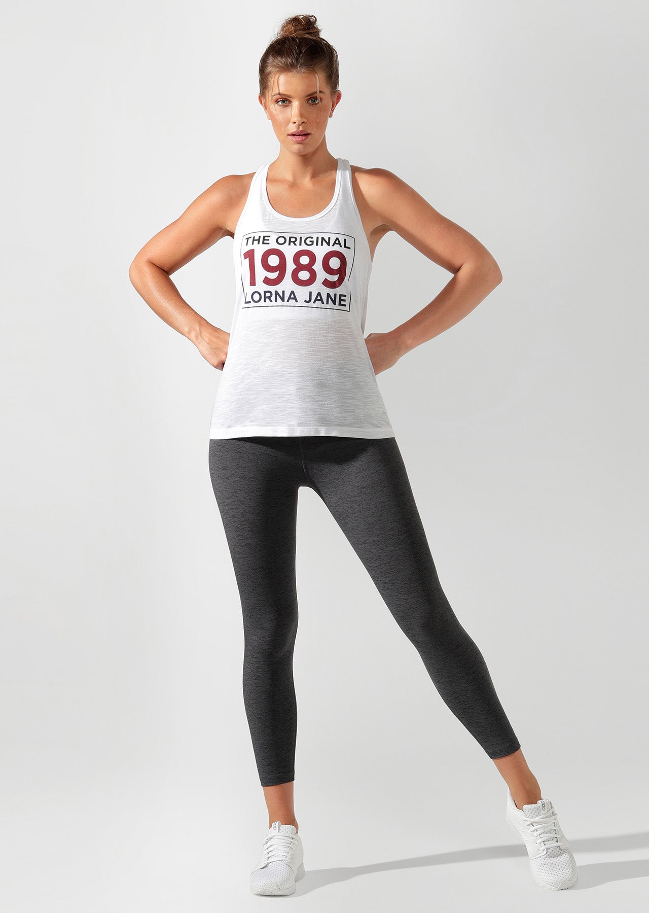 Lorna Jane Original Slouchy Tank - White