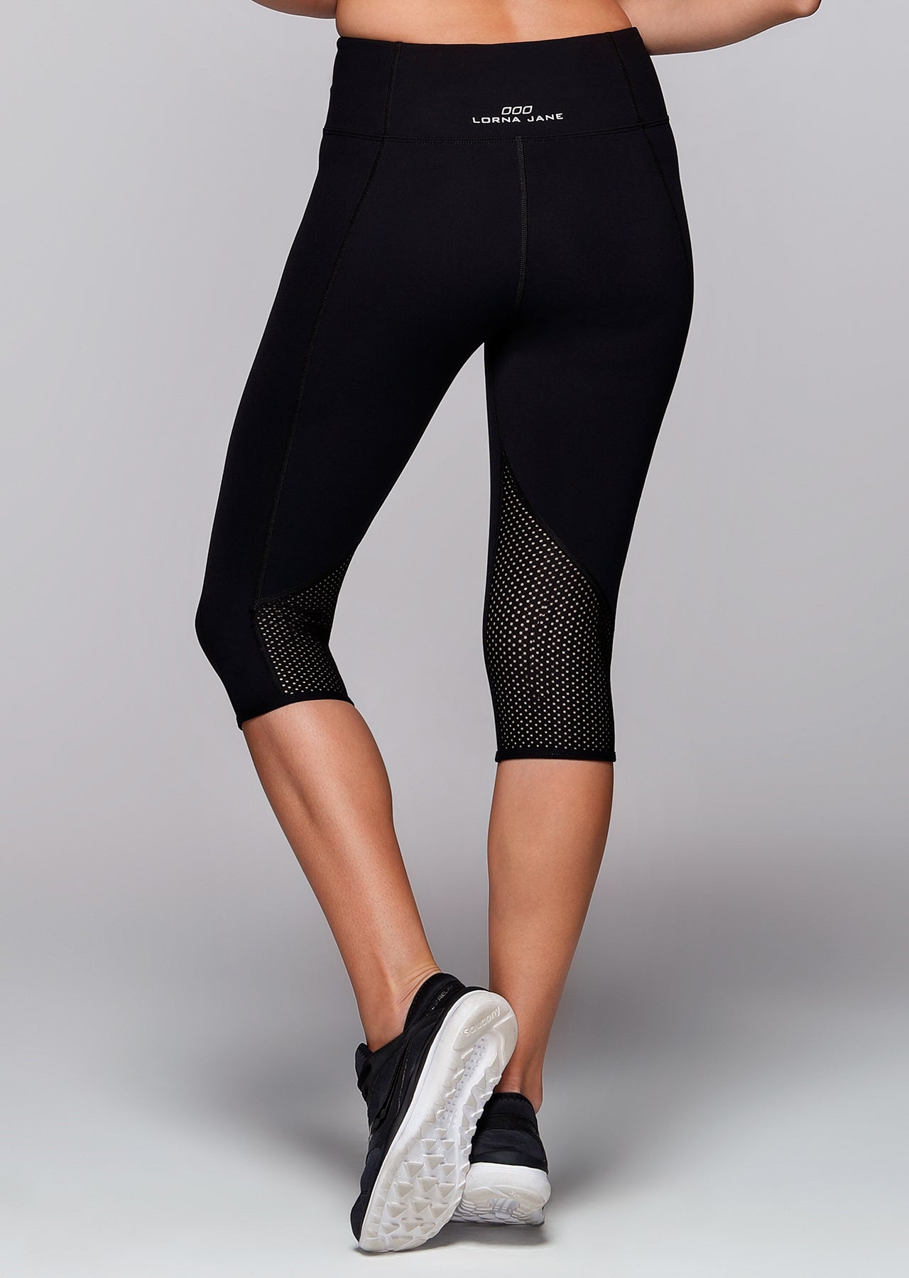 Lorna Jane Pace Booty Support 3/4 Tight - Black