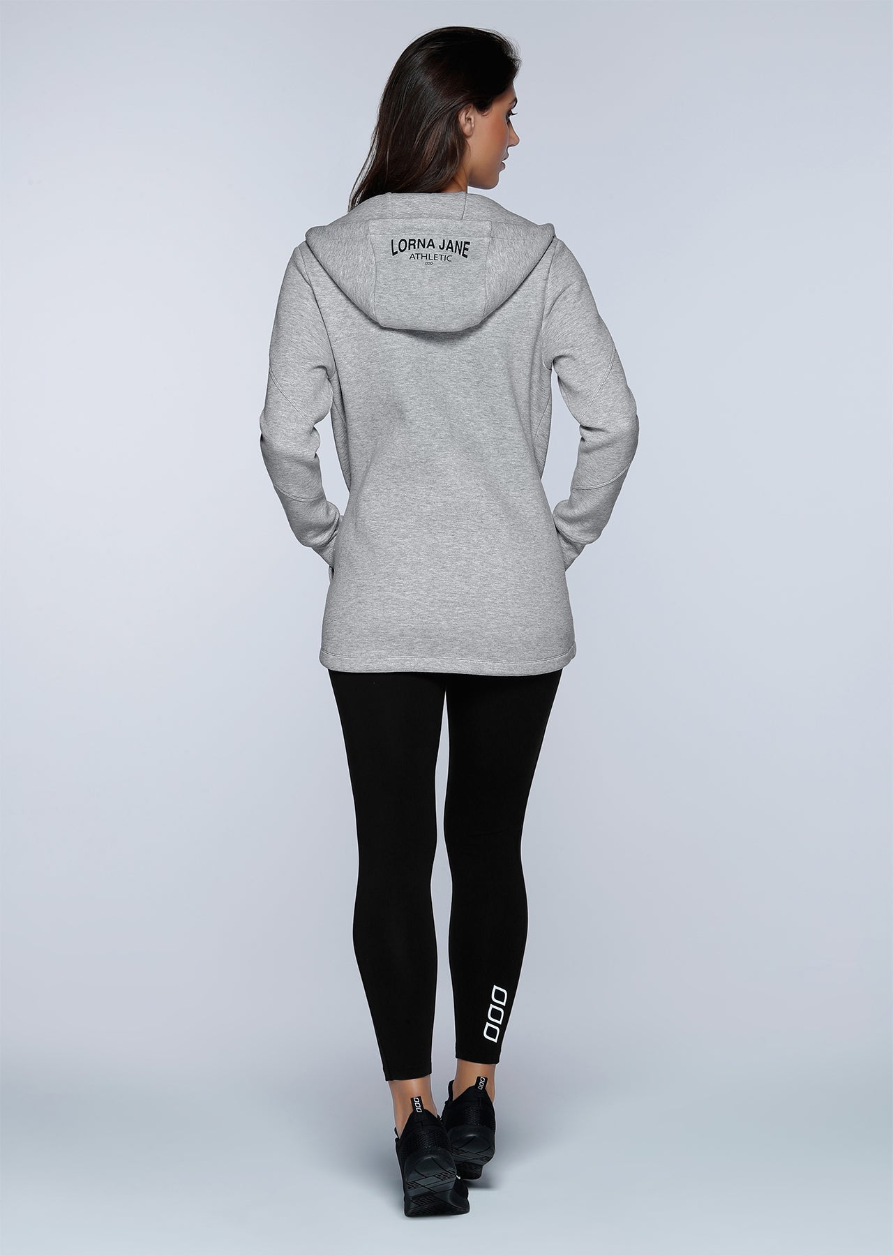 Lorna Jane Performance Tech Hoodie - Grey Marl