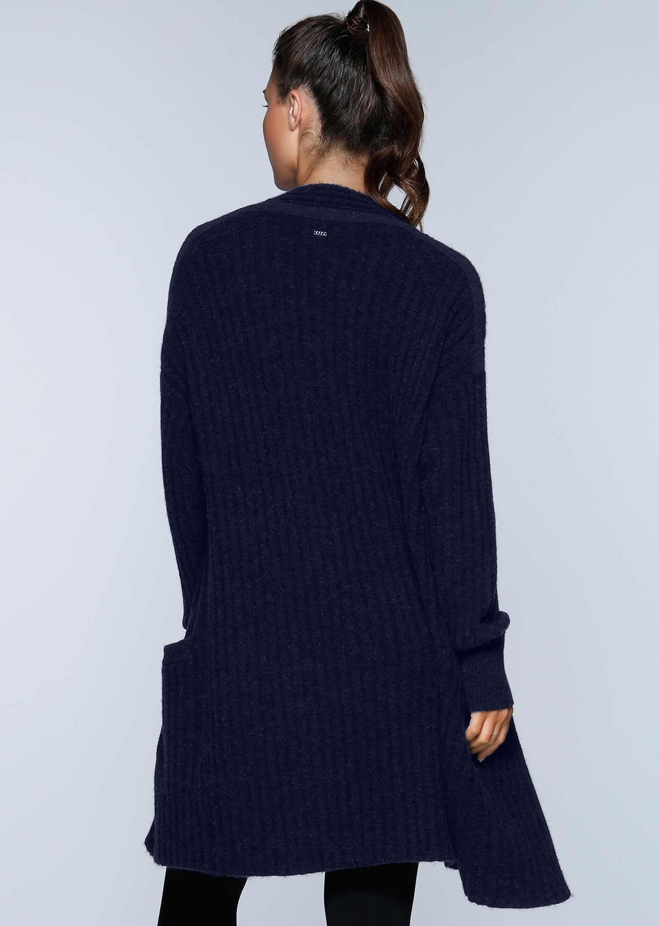 Lorna Jane Post Practice Knit Cardi - Ink
