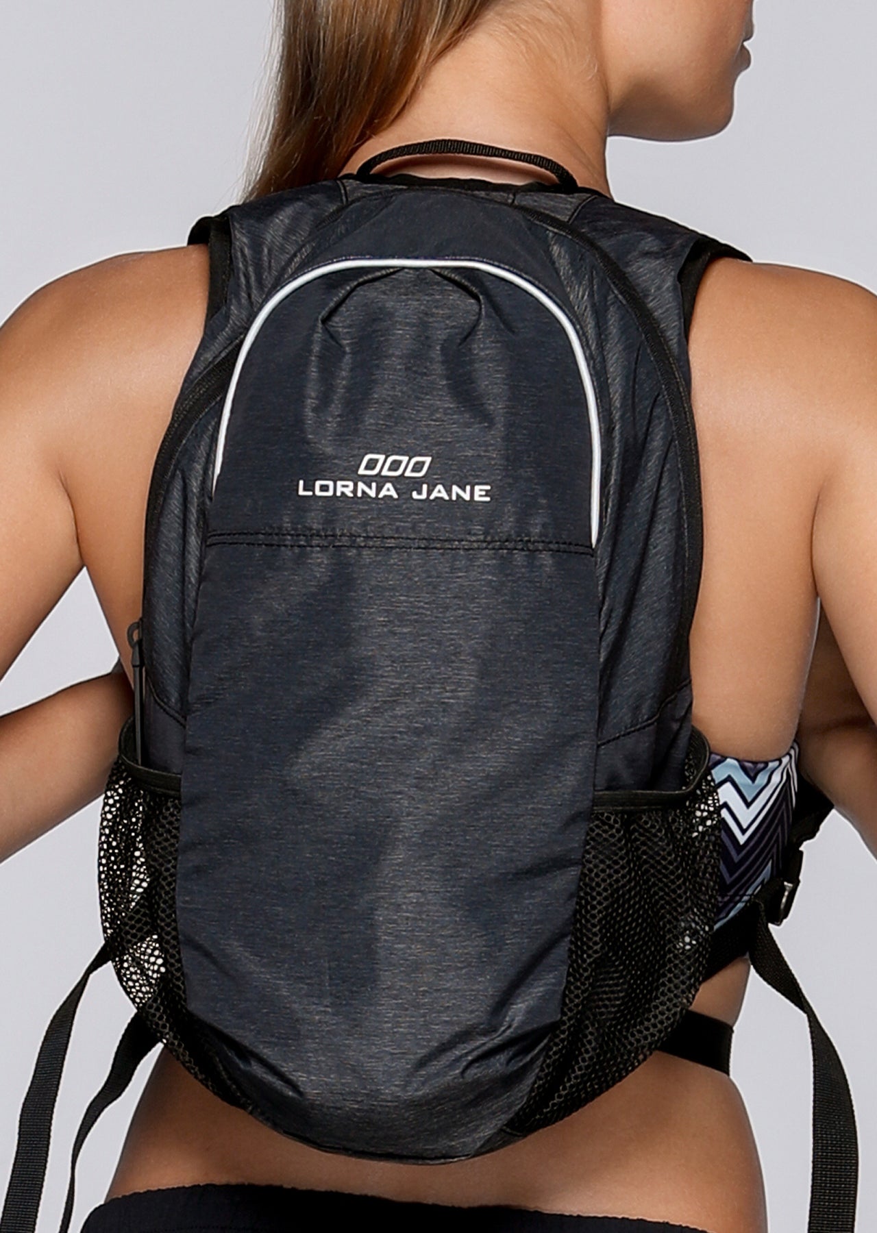 Lorna Jane Race Backpack - Char Marl