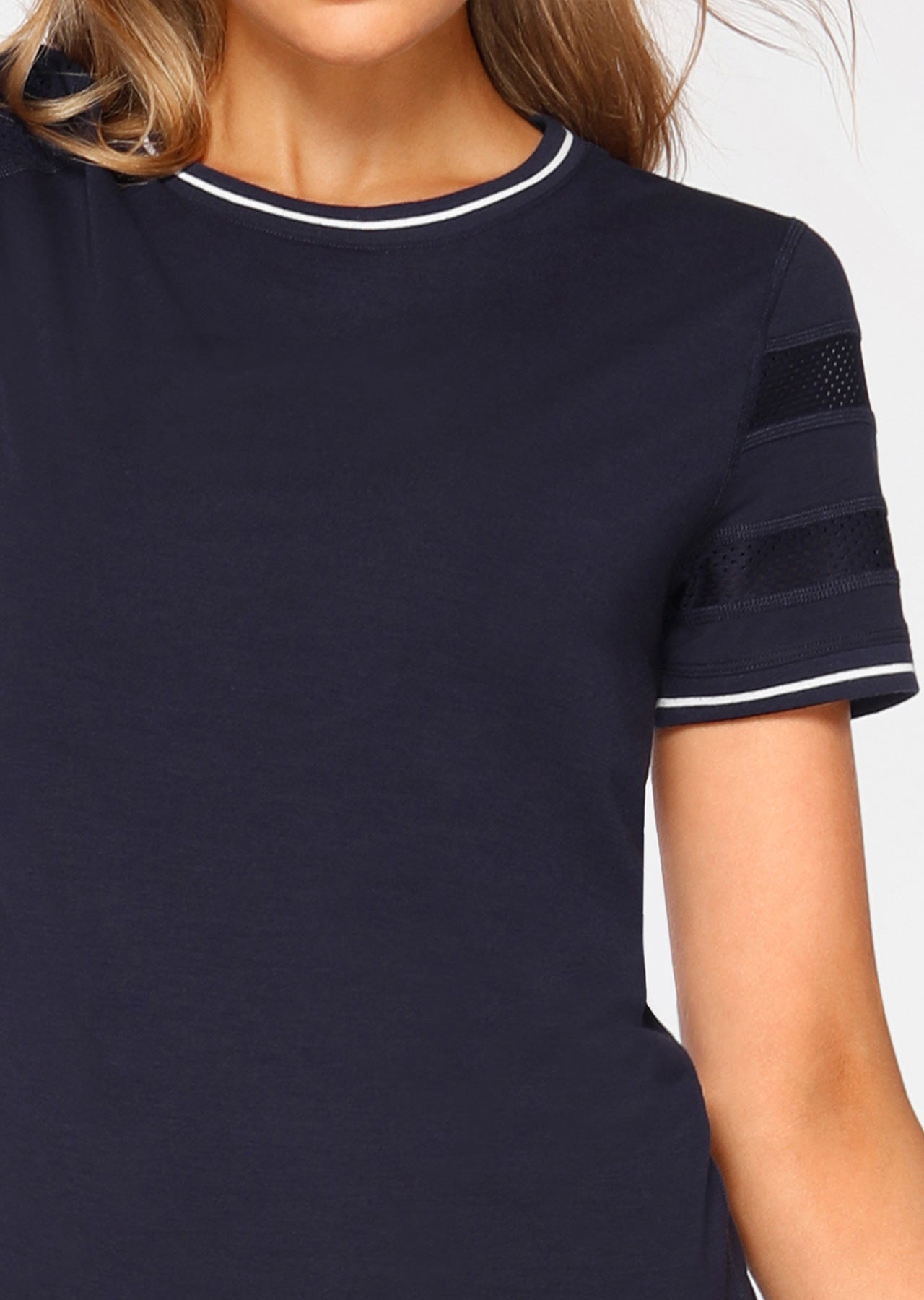 Lorna Jane Retro Active Tee - French Navy