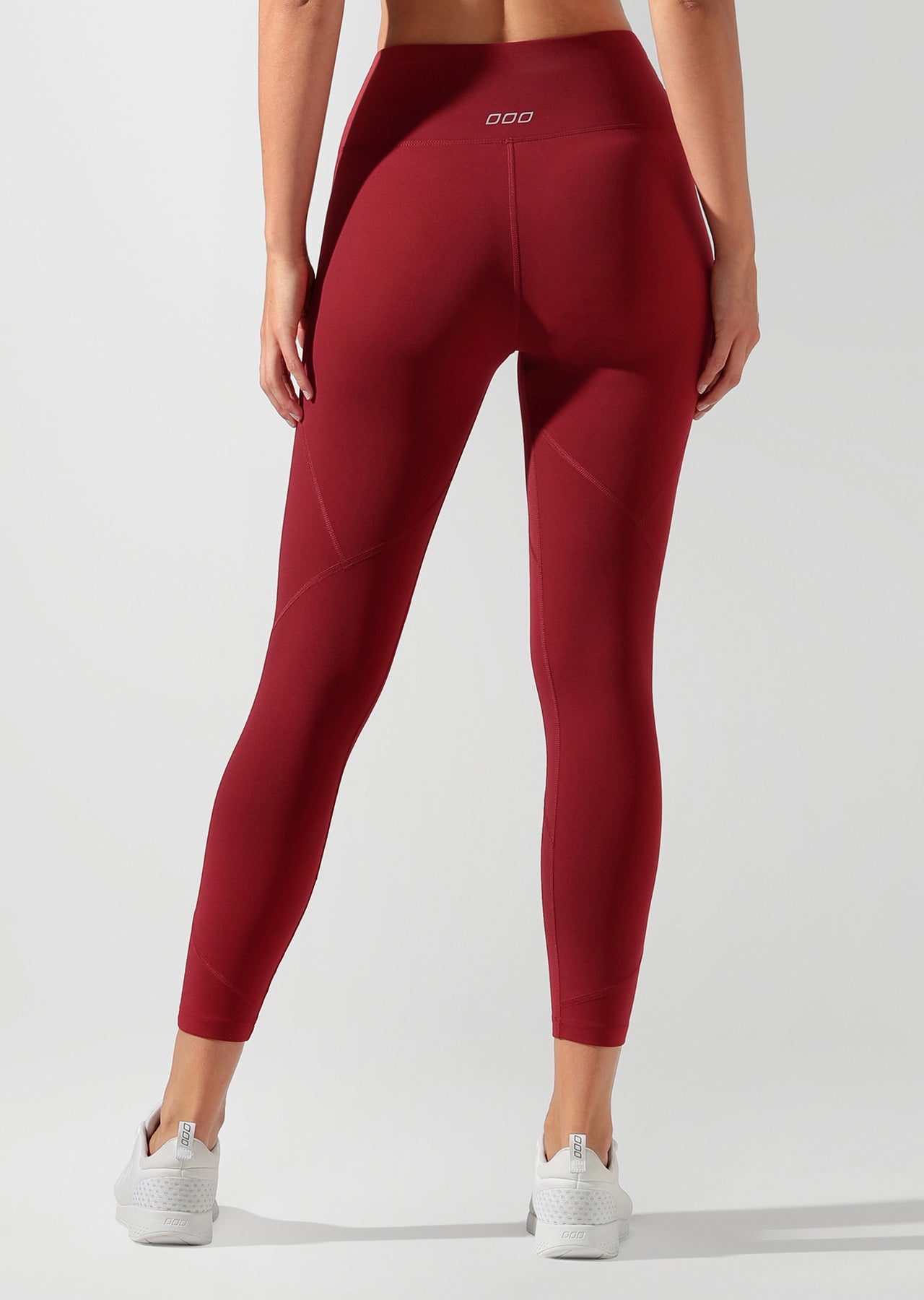 Lorna Jane Retro Ankle Biter Tight - Cherry