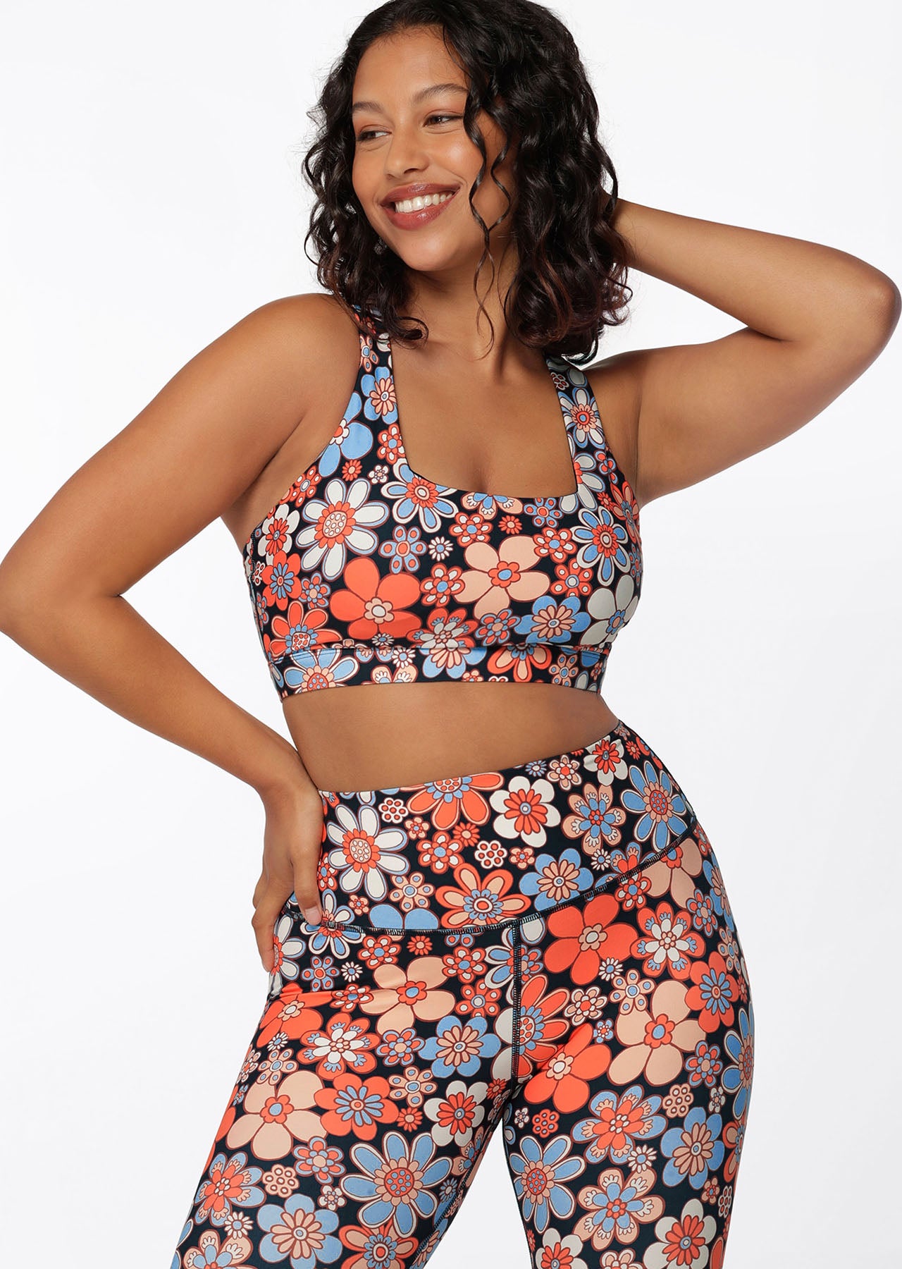 Lorna Jane Retro Revival Sports Bra - Retro Revival Print