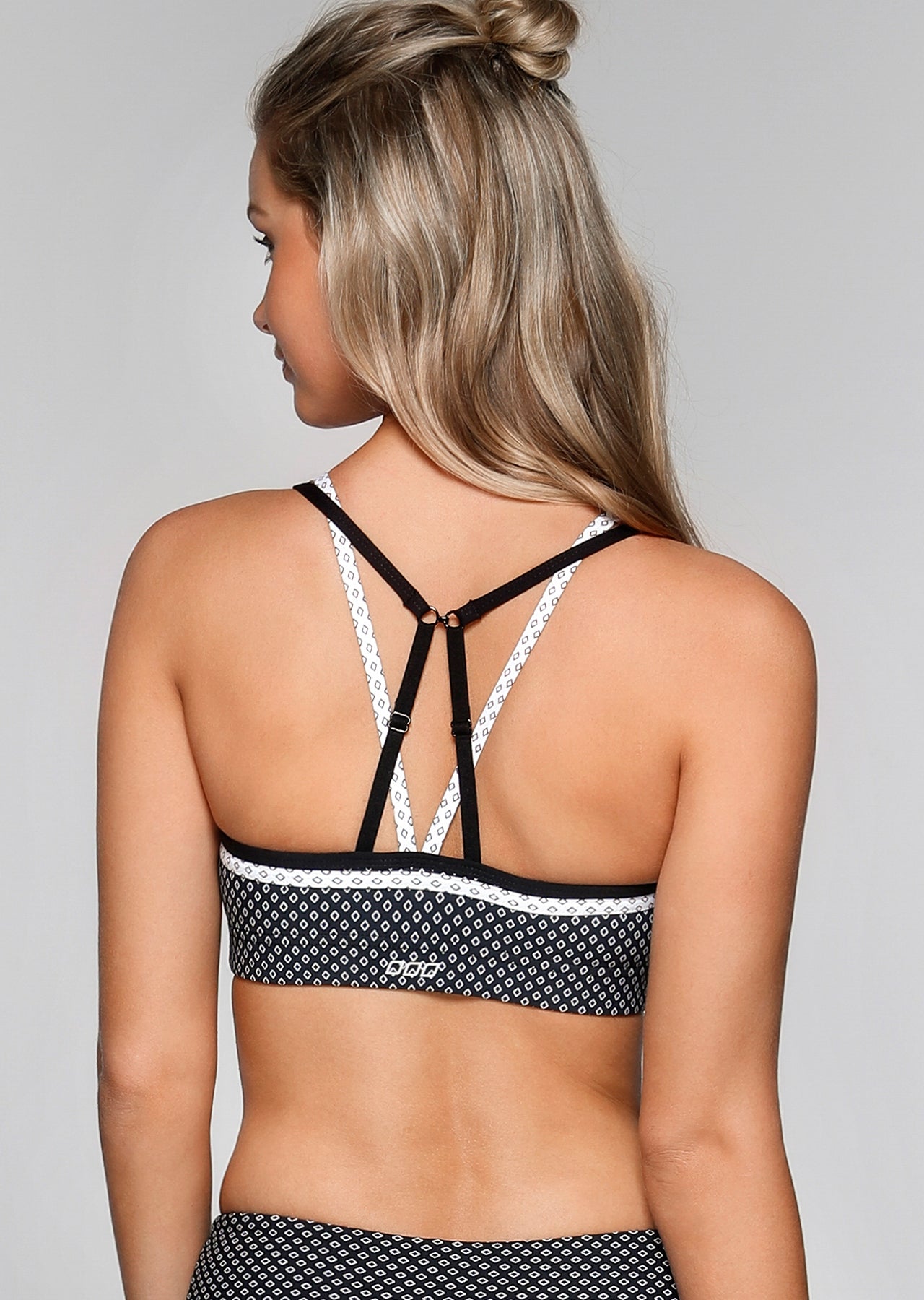 Lorna Jane Rocky Sports Bra - Black/White