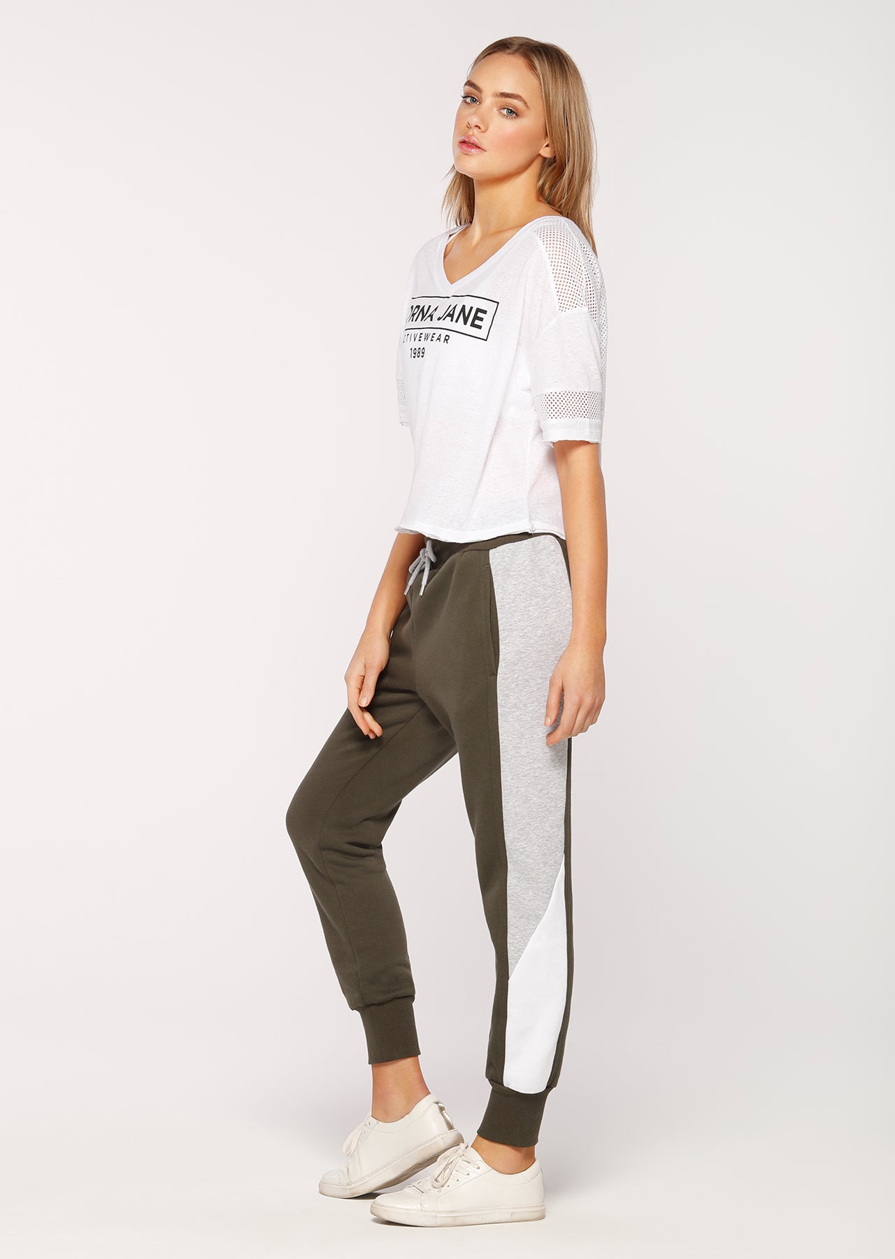 Lorna Jane Rory Trackpants - Dark Safari Mix