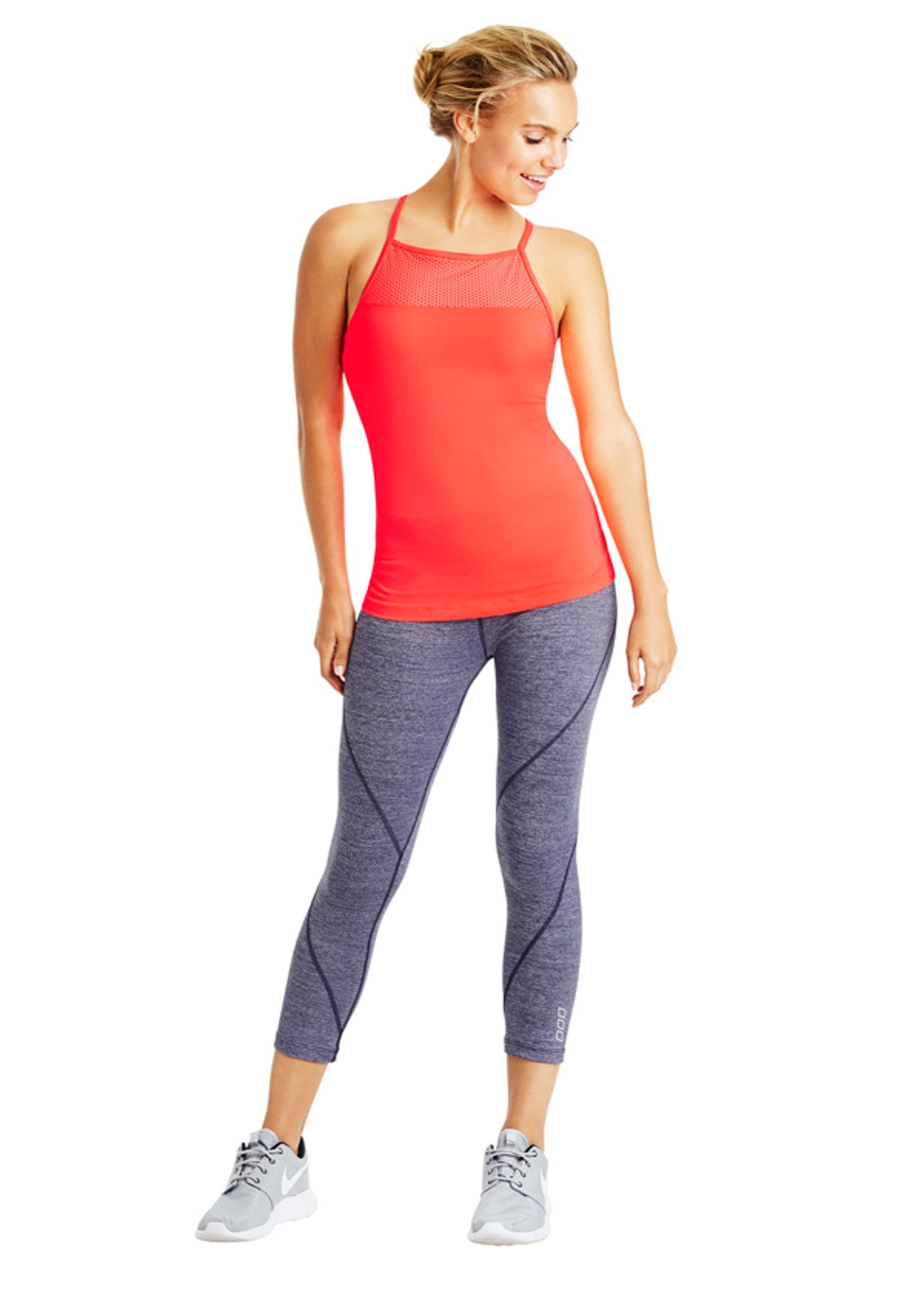 Lorna Jane Rosie Excel Tank - Neon Tangerine