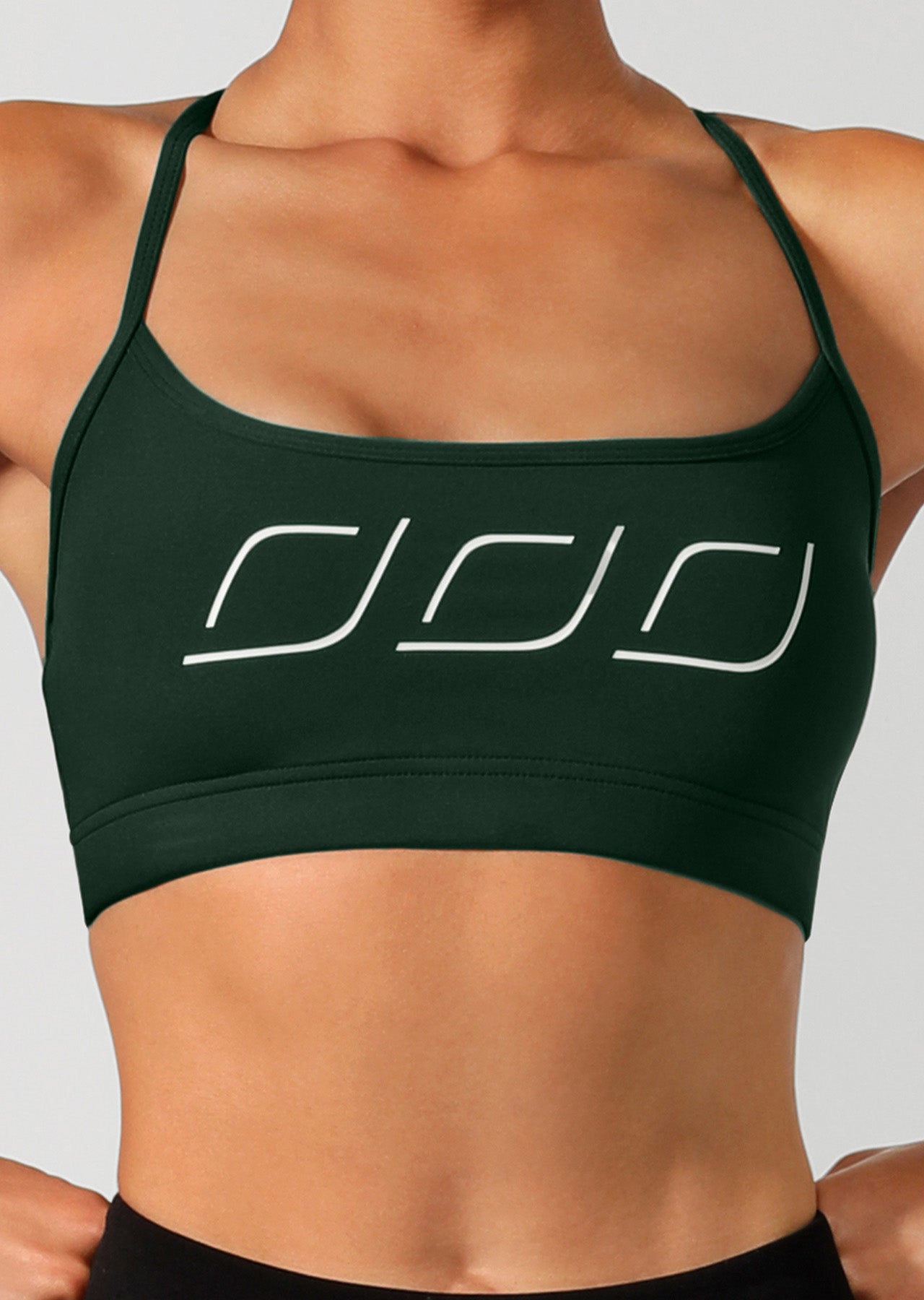 Lorna Jane Sammy Sports Bra - Fig Green