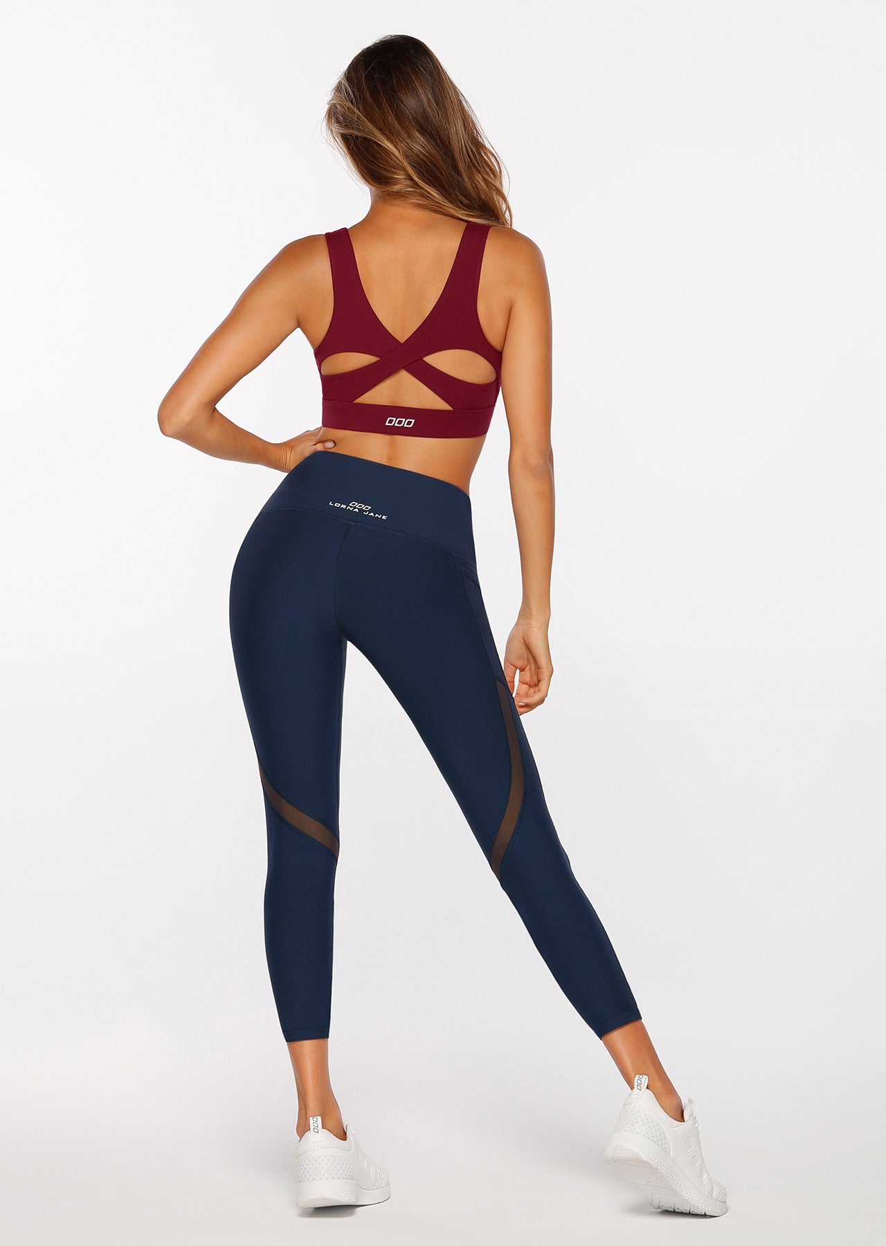 Lorna Jane Sculpt Core Ankle Biter Tight - Imperial Blue