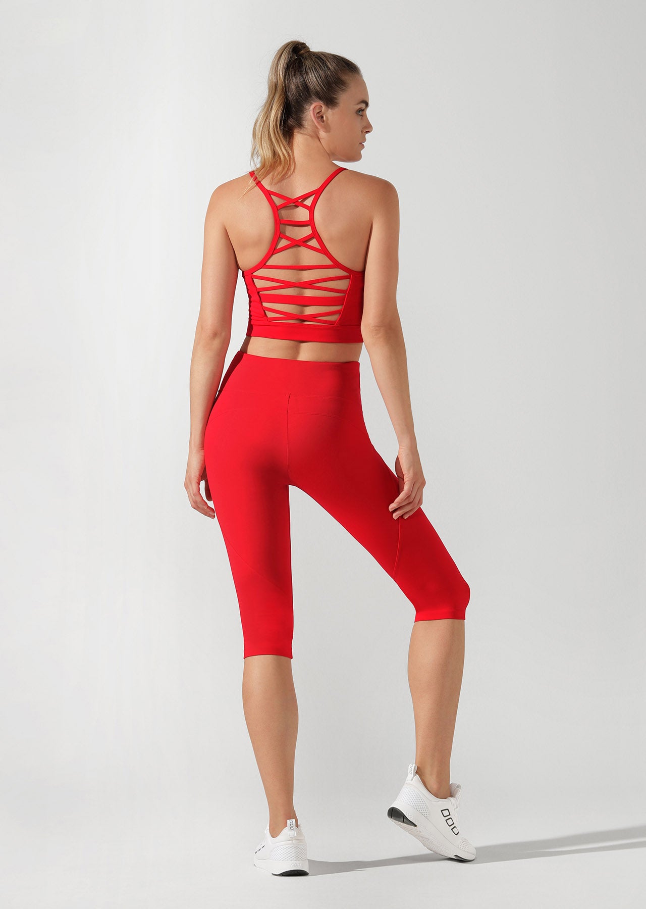 Lorna Jane Selina Long Line Sports Bra - Ginger