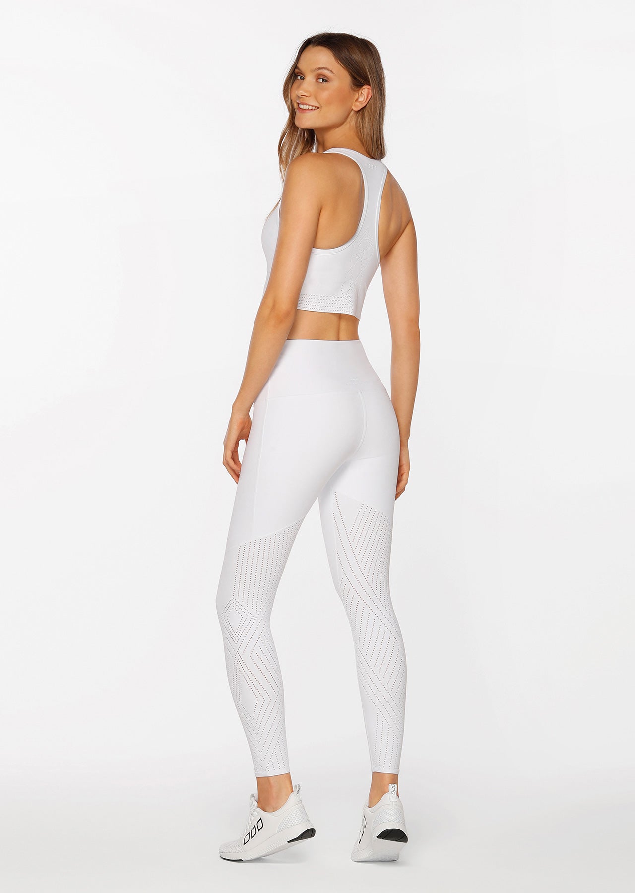 Lorna Jane Serenity Booty Support Full Length Tight - White
