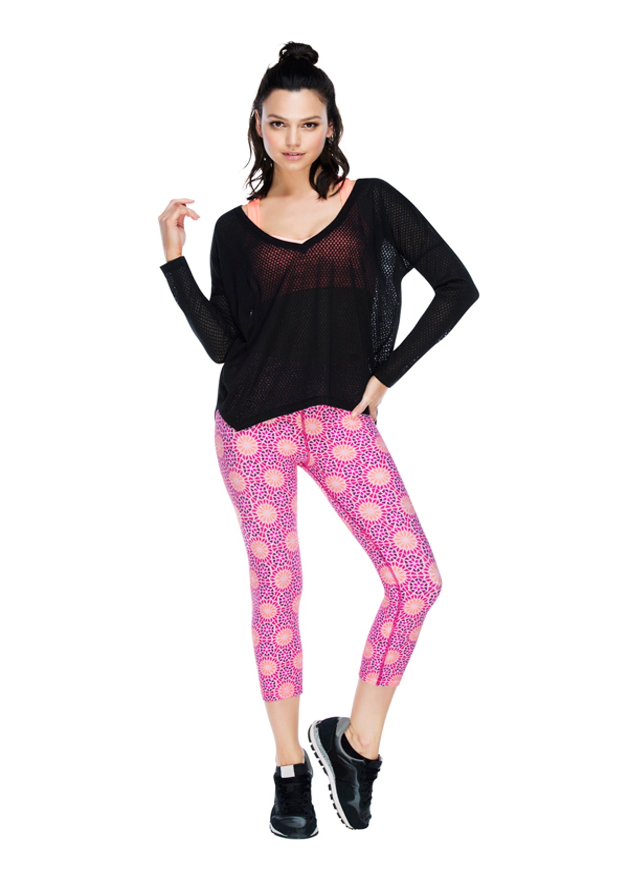 Lorna Jane Sienna L/Slv Tee - Black