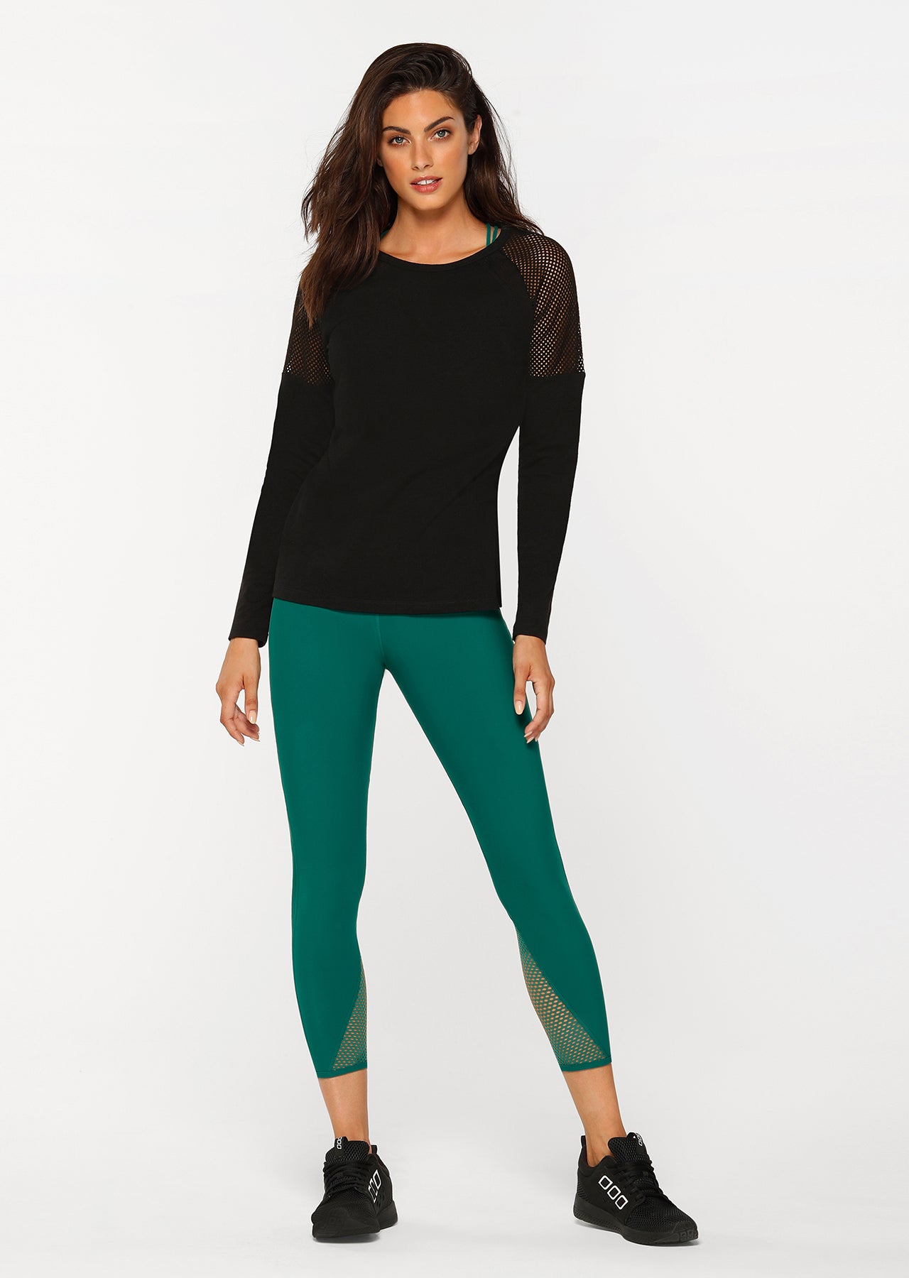 Lorna Jane Simple And Classic Long Sleeve Top - Black