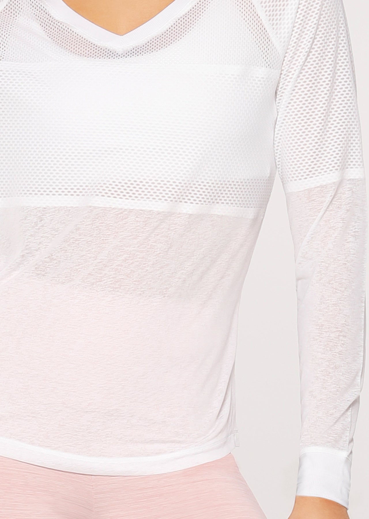 Lorna Jane Siren Excel Mesh Top - White
