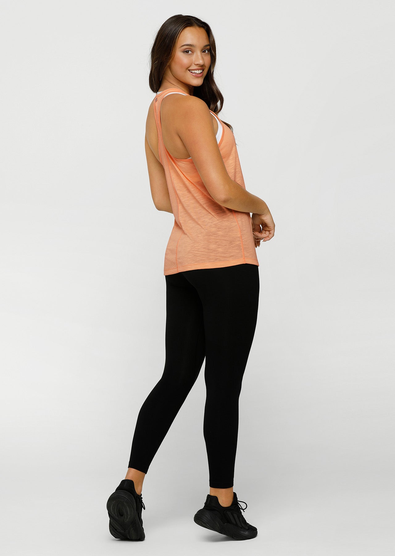 Lorna Jane Slouchy Gym Tank - Tango