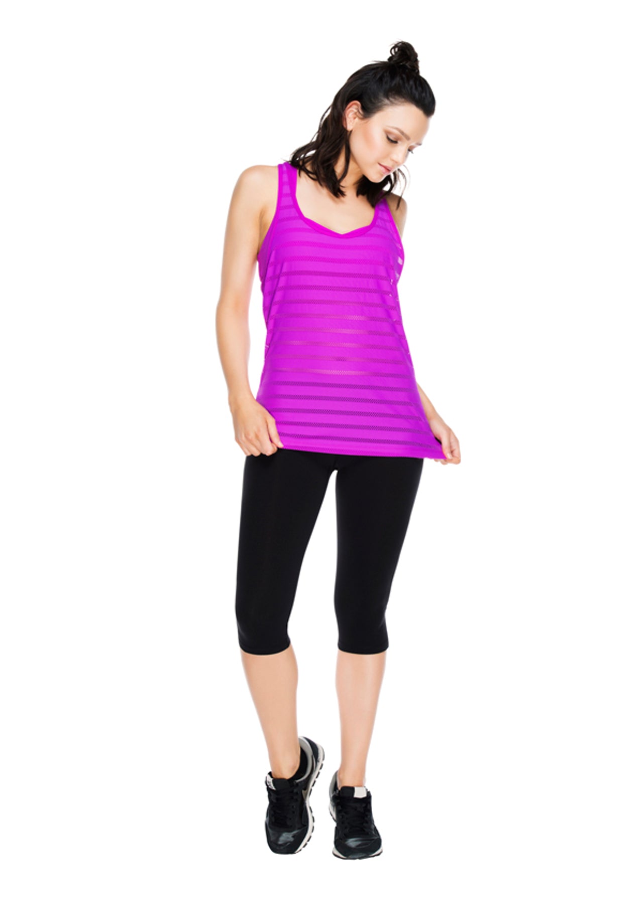 Lorna Jane Soulmate Excel Mesh Tank - Very Fuchsia