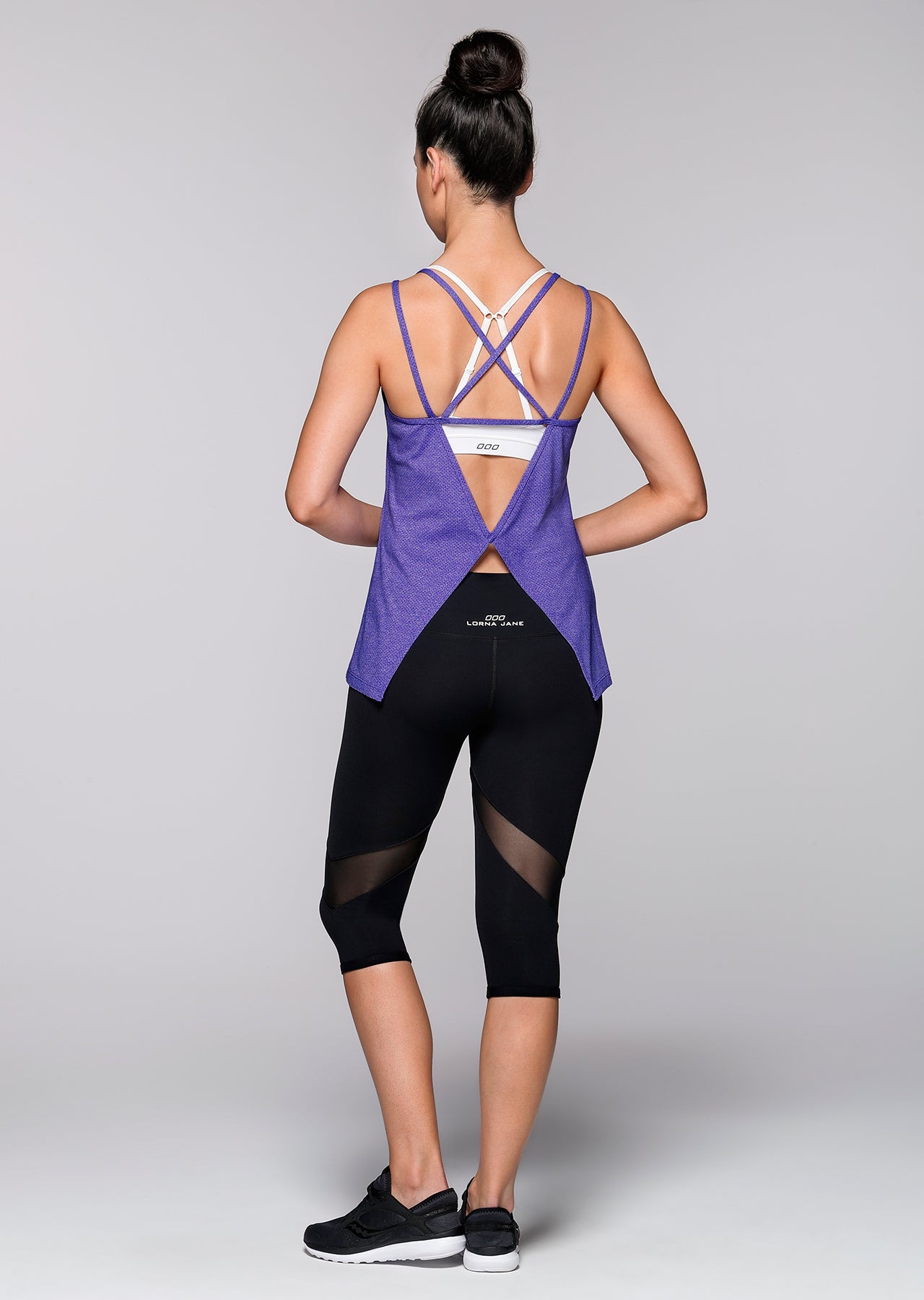 Lorna Jane Spotlight Excel Tank - Blueberry Marl