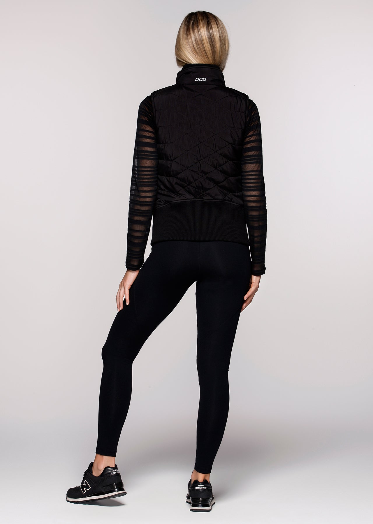 Lorna Jane Stay Warm Puffa Vest - Black