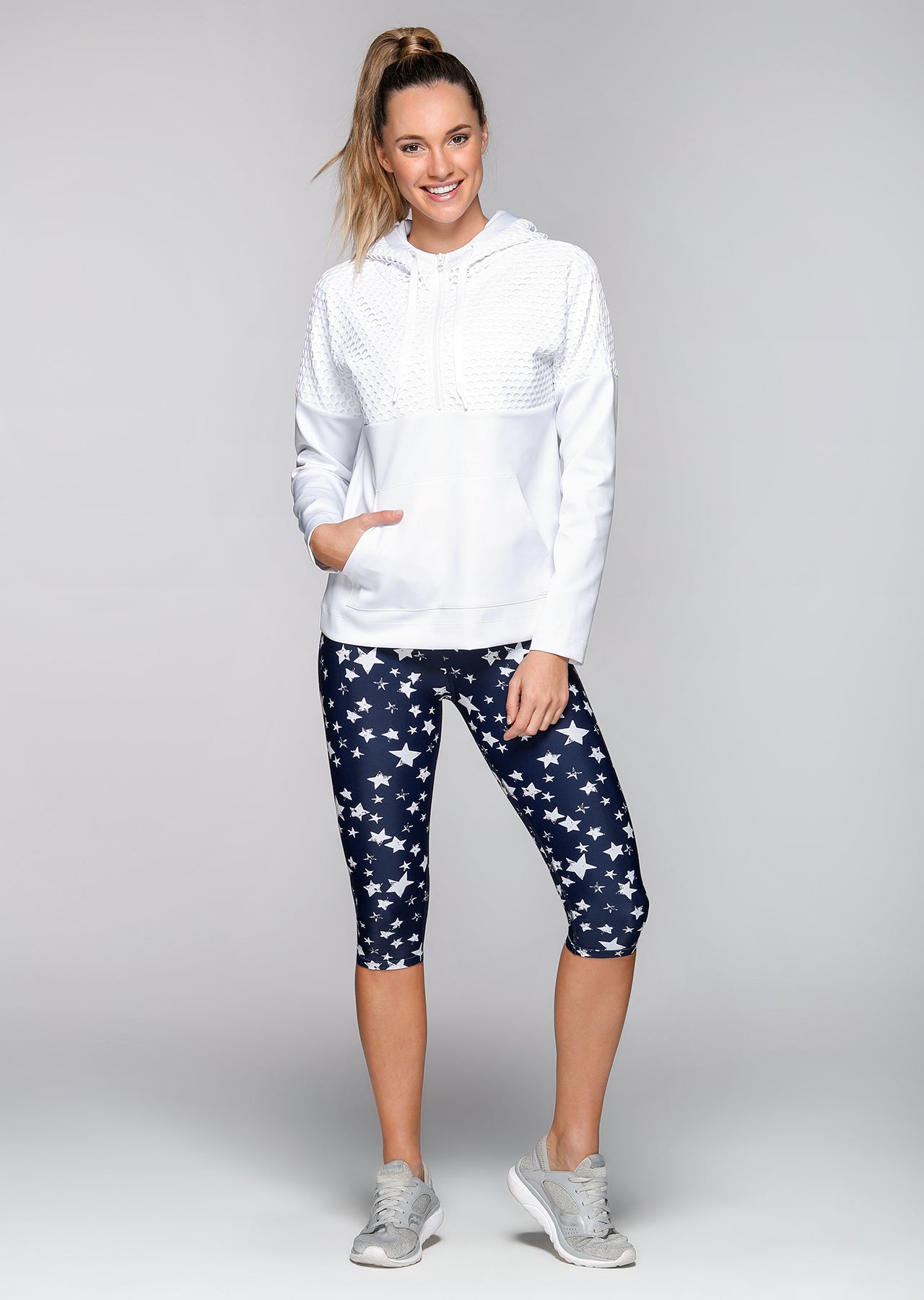 Lorna Jane Street Hoodie - White