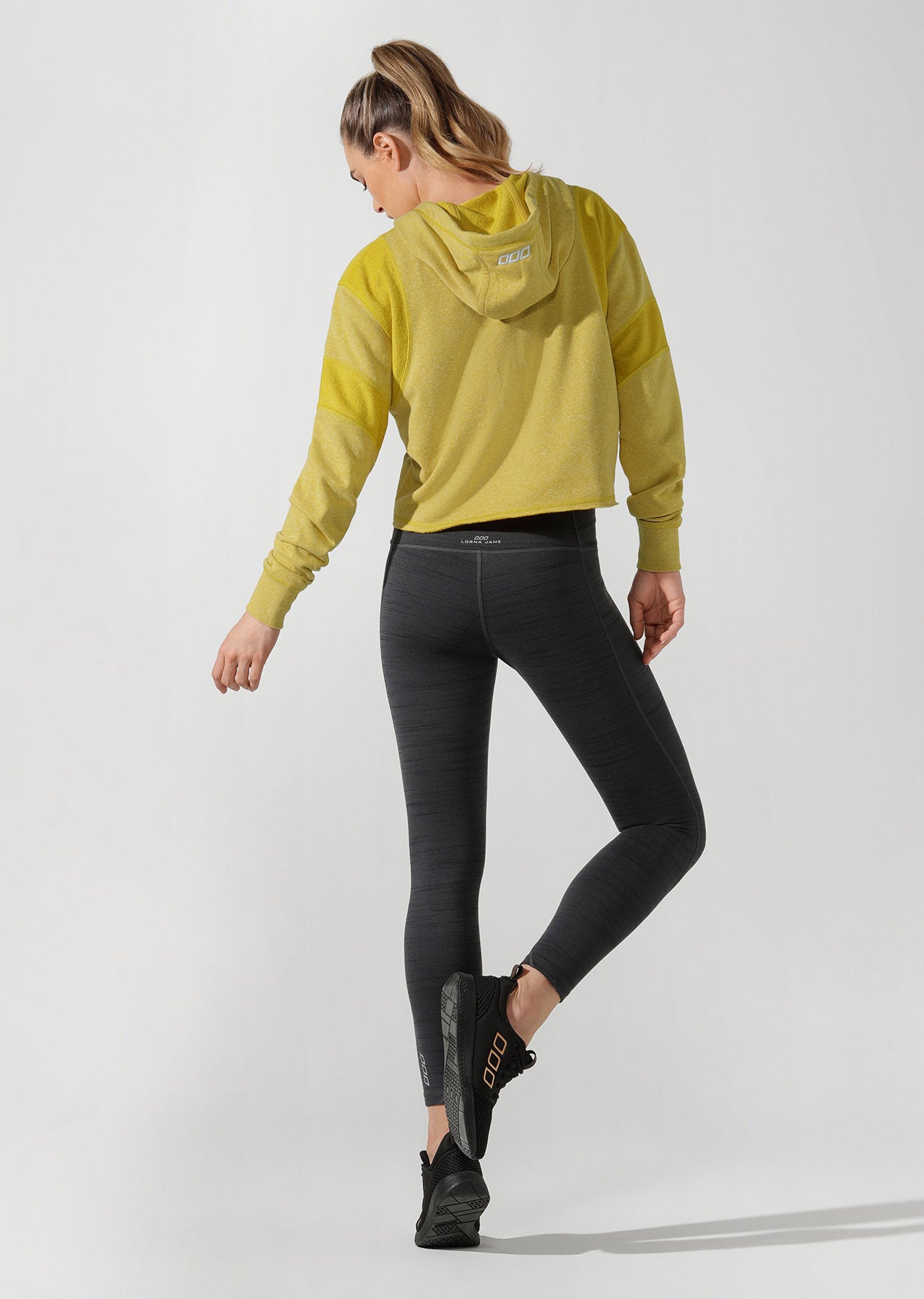 Lorna Jane Studio Hoodie - Acid Yellow Marl