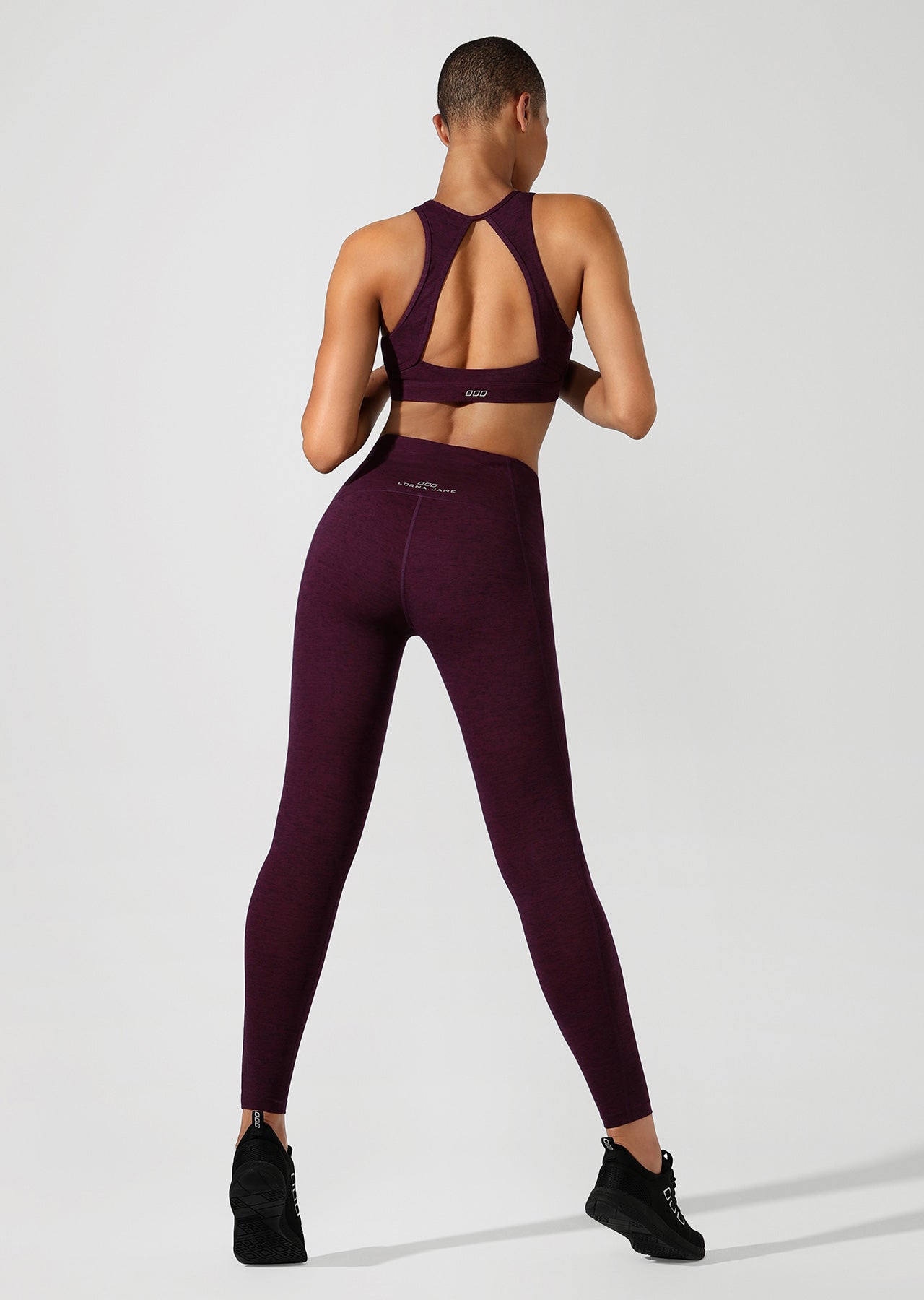 Lorna Jane Supportive Fit Full Length Tight - Pinot Marl