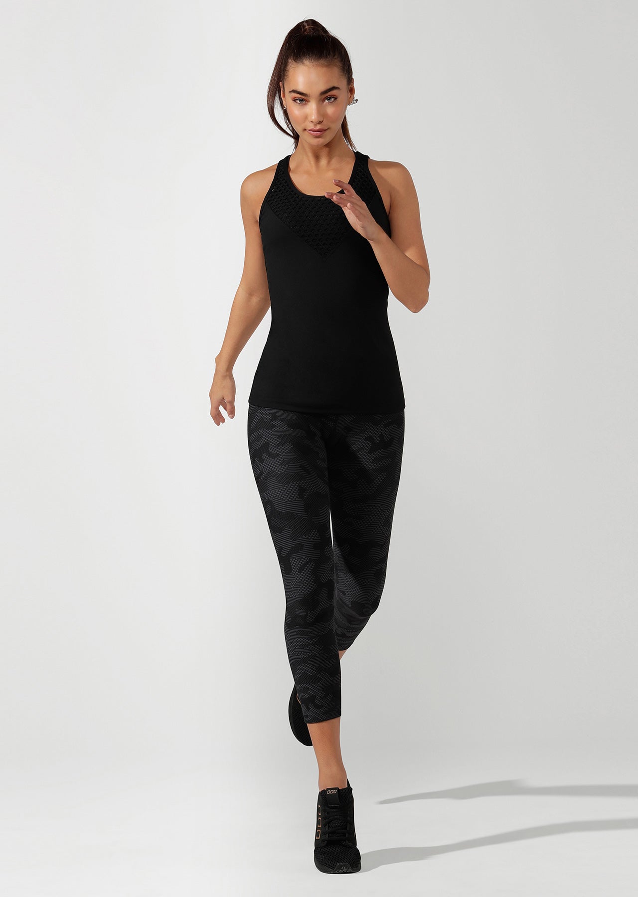 Lorna Jane Sweat It Out Excel Tank - Black