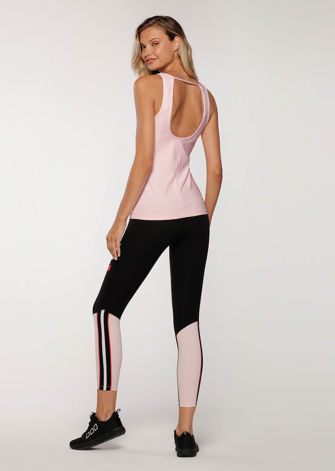 Lorna Jane Sweat It Out Excel Tank - Pale Peony