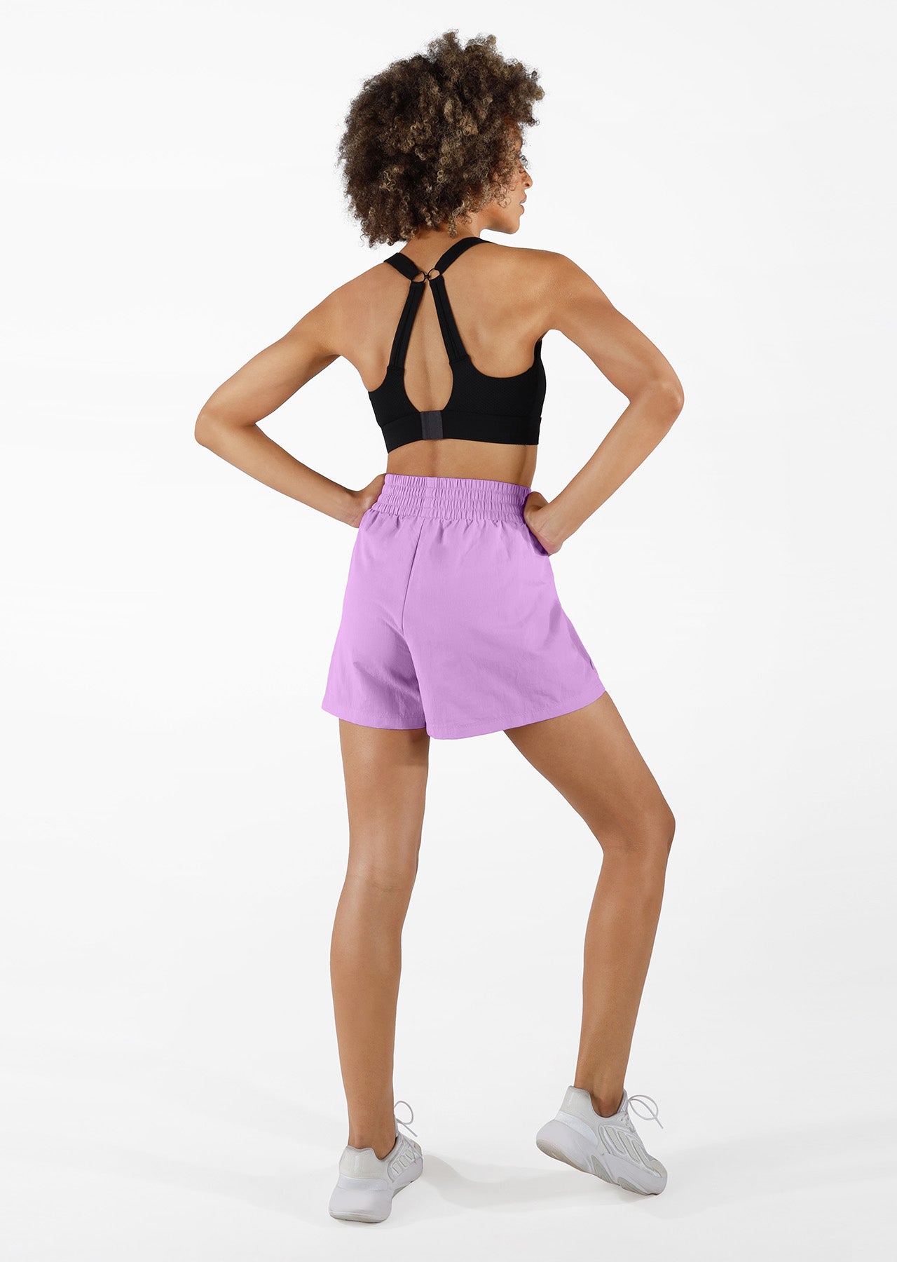 Lorna Jane Sweat It Run Shorts - Soft Lilac