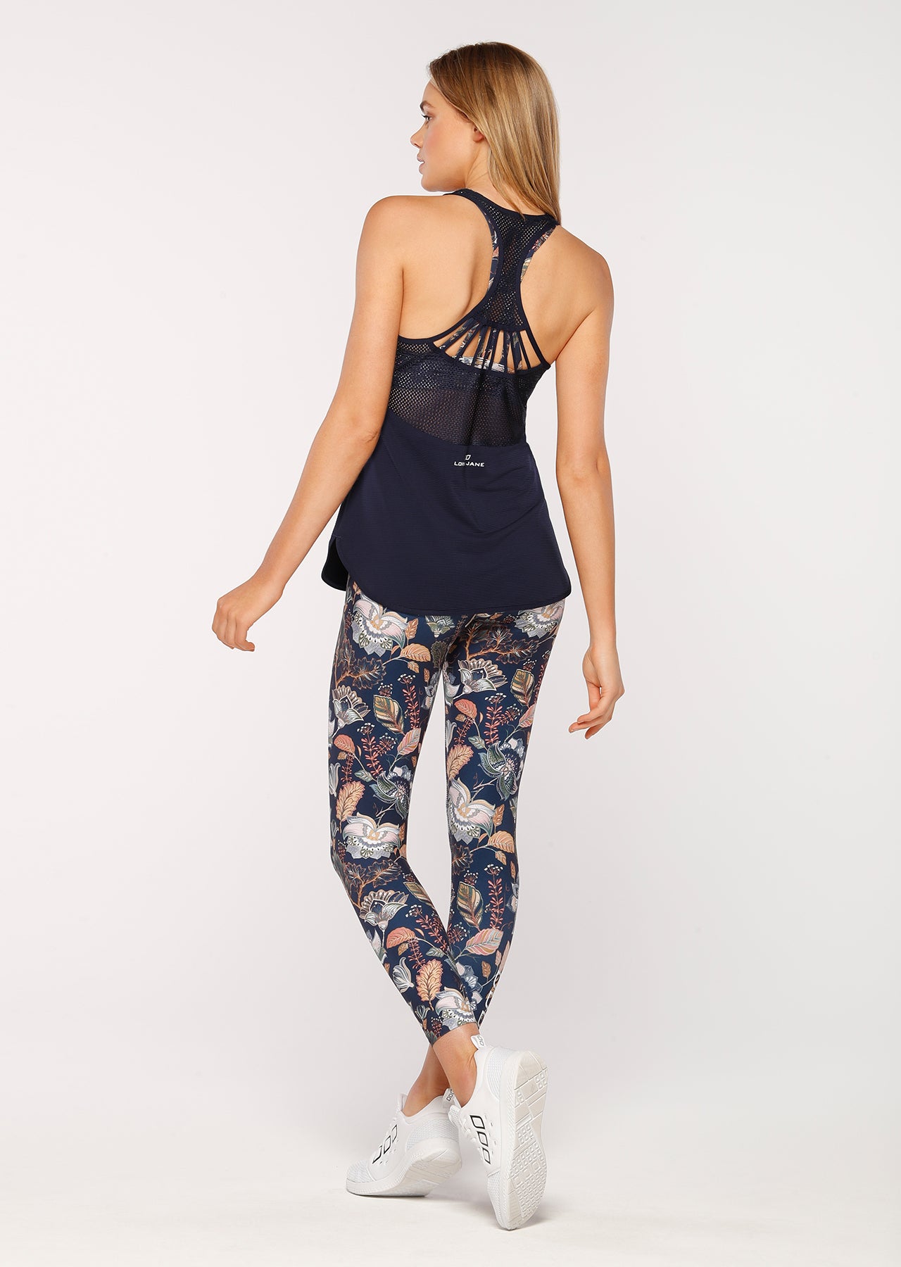 Lorna Jane Swerve Excel Tank - French Navy