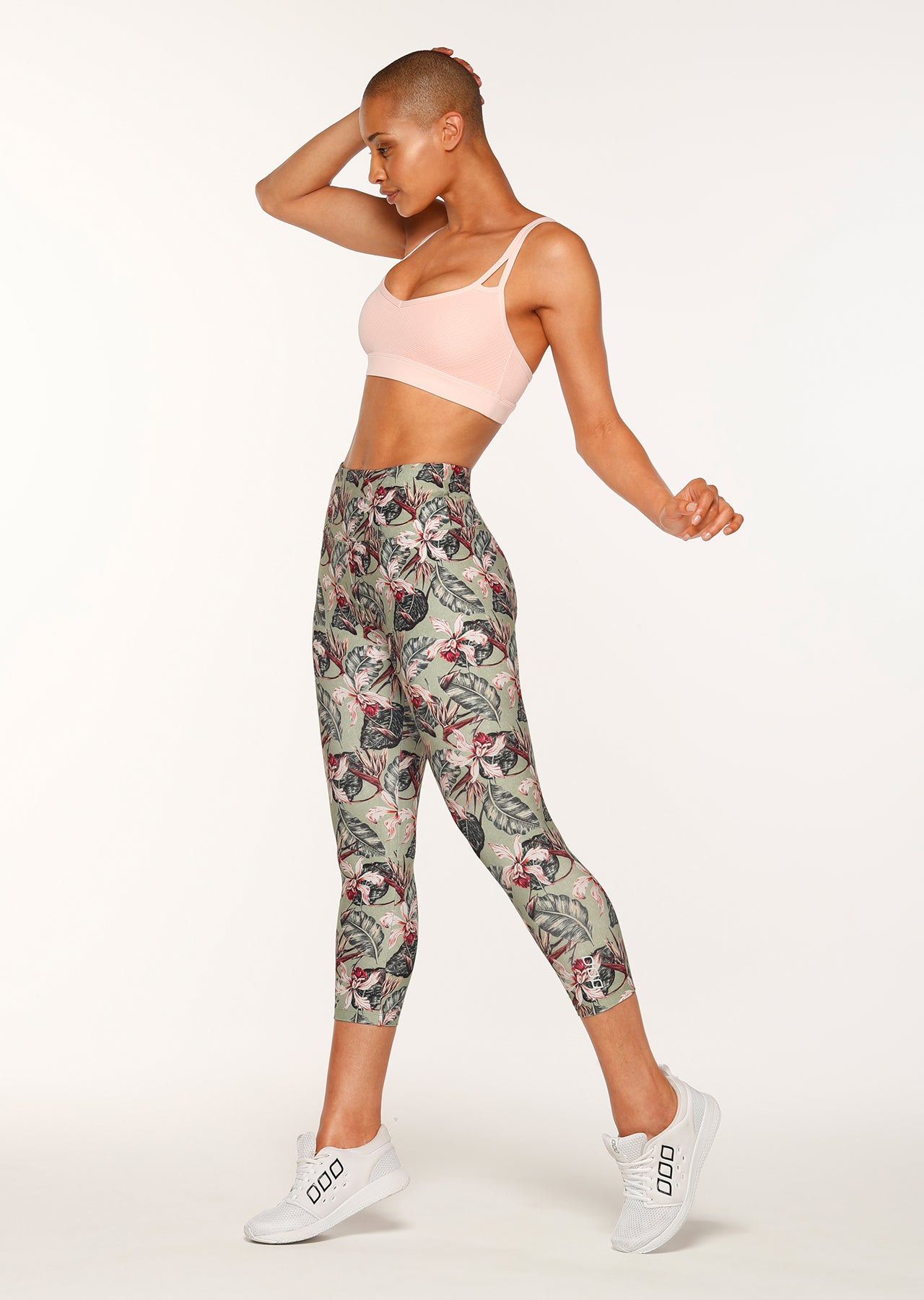 Lorna Jane Switch It Up Sports Bra - Pink Sand