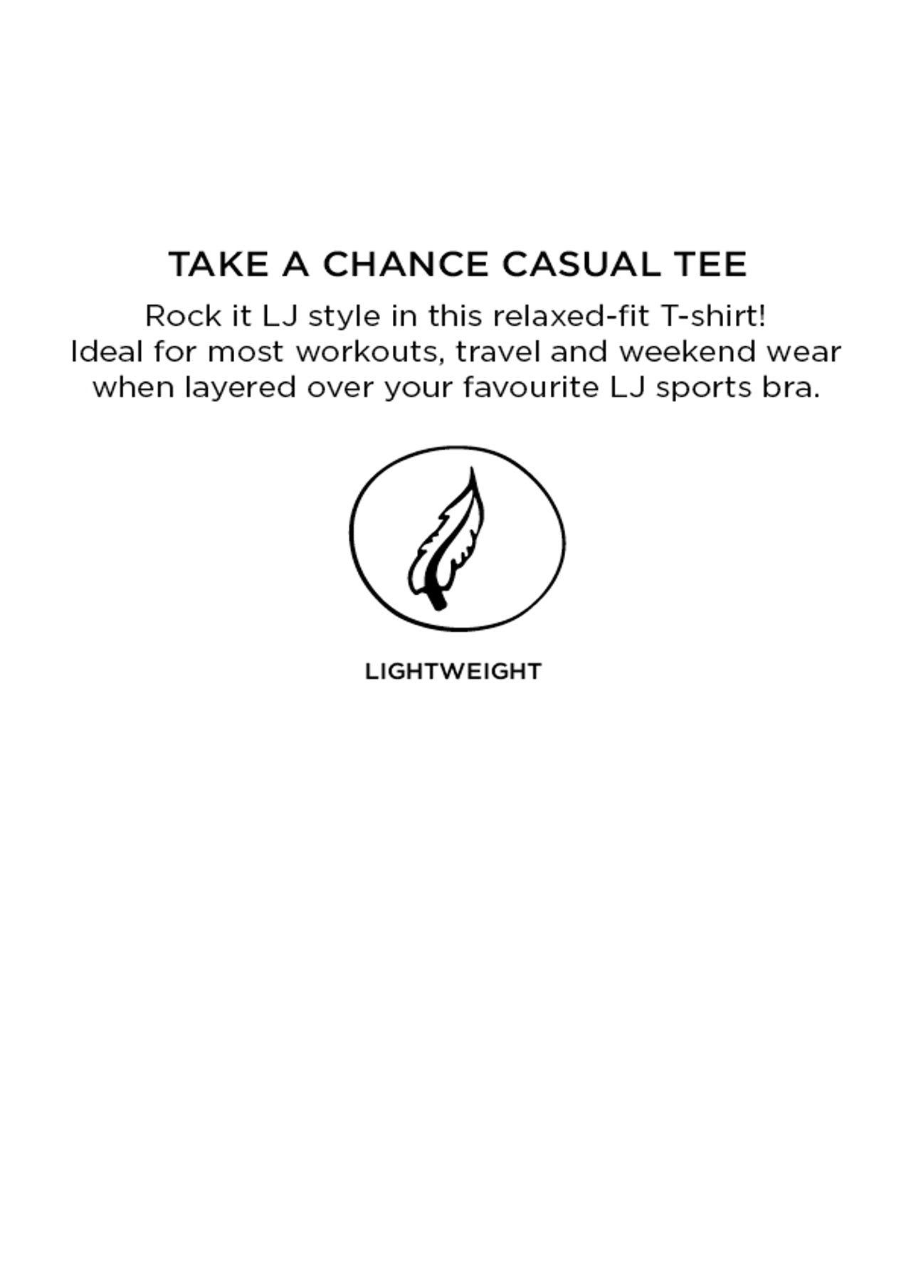 Lorna Jane Take a Chance Casual Tee - Canyon