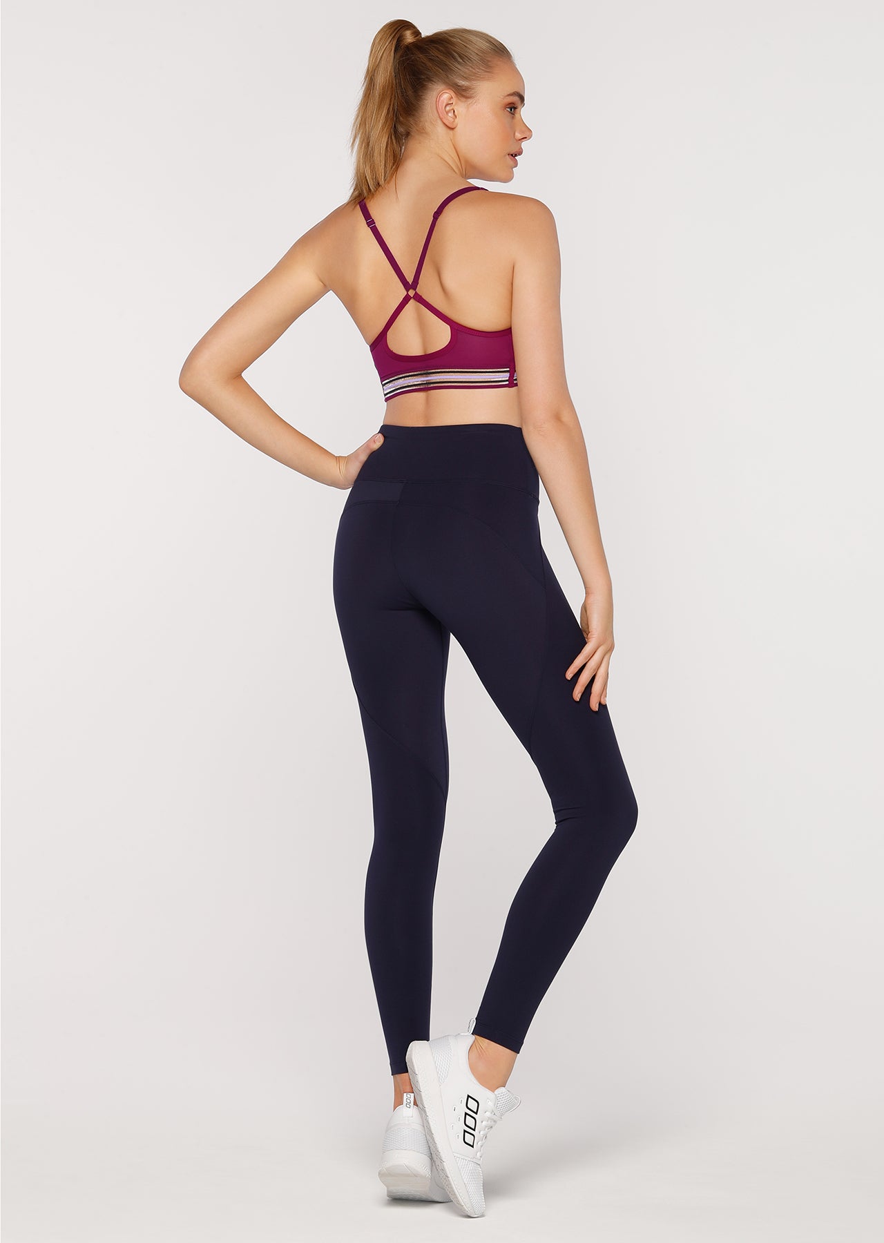 Lorna Jane Tasha Sports Bra - Plum