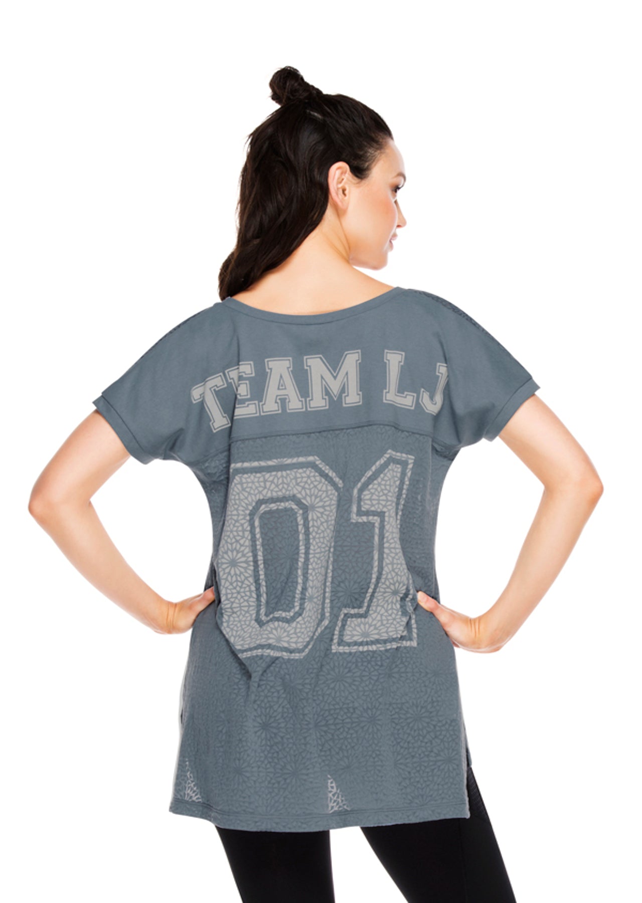 Lorna Jane Team LJ S/Slv Top - Powder Grey