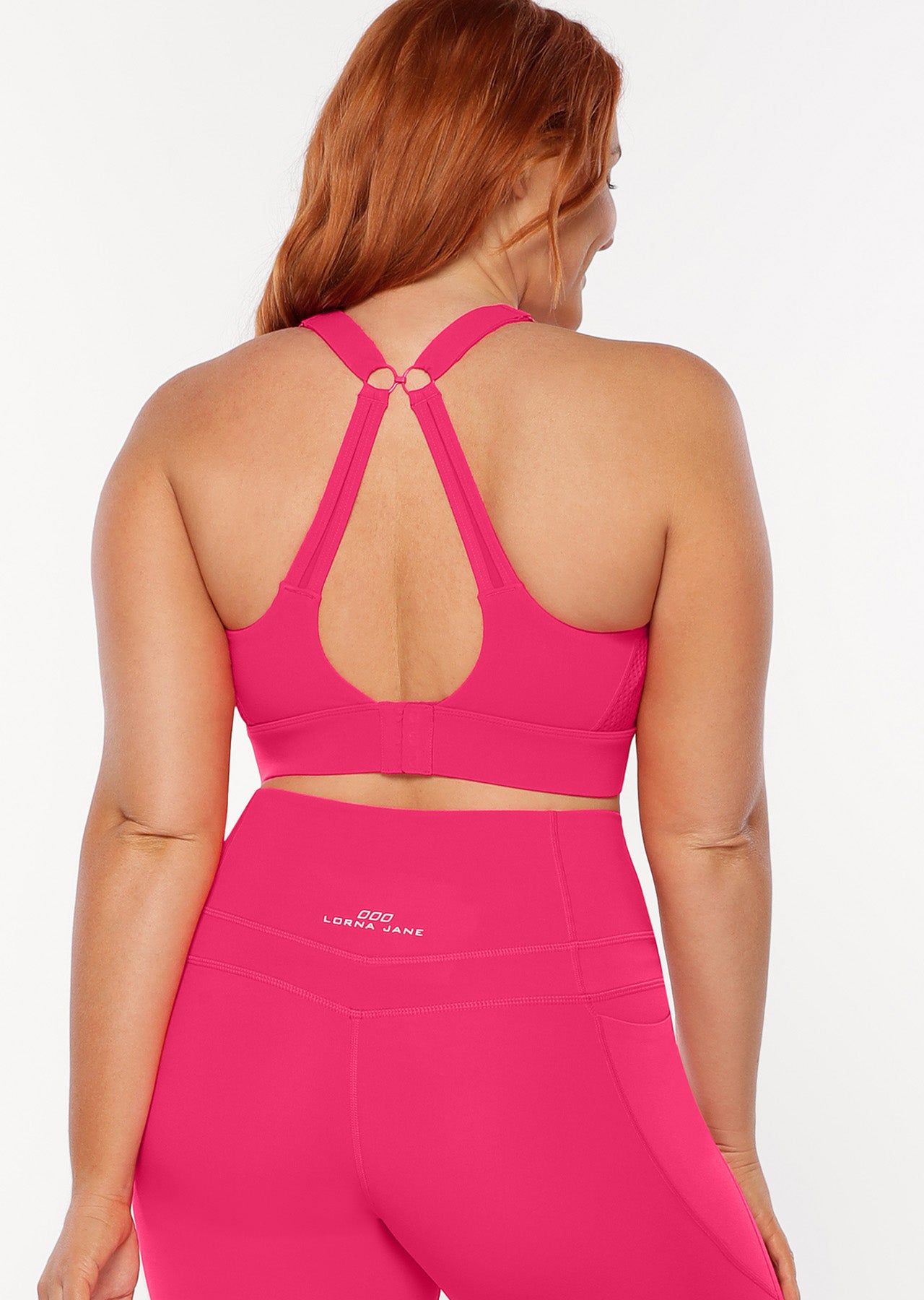 Lorna Jane THE ONE Sports Bra - Neon Raspberry
