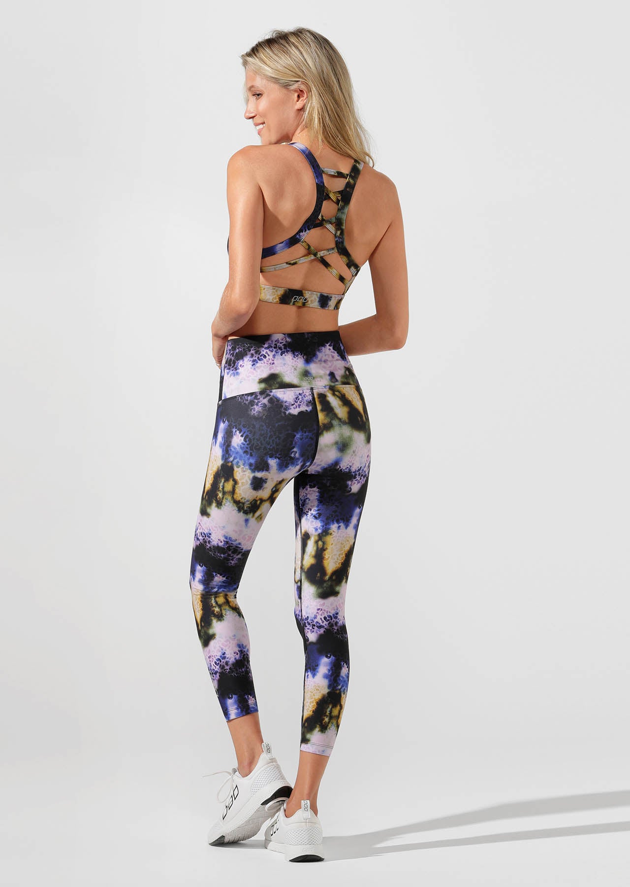 Lorna Jane Tie Dye Core Ankle Biter Tight - Tie Dye Print