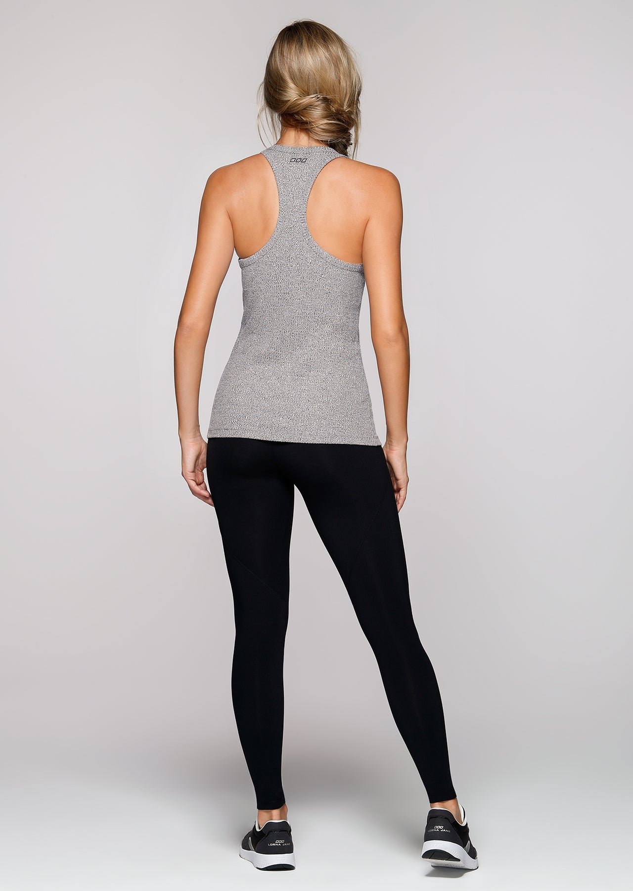 Lorna Jane Tough Girl Tank - Grey Marl