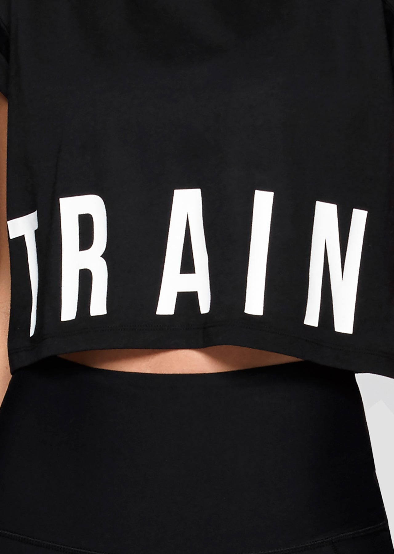 Lorna Jane Train Insane S/Slv Tee - Black