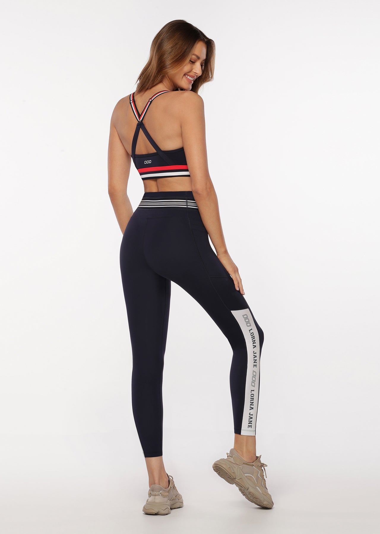 Lorna Jane Tribeca Sports Bra - French Navy