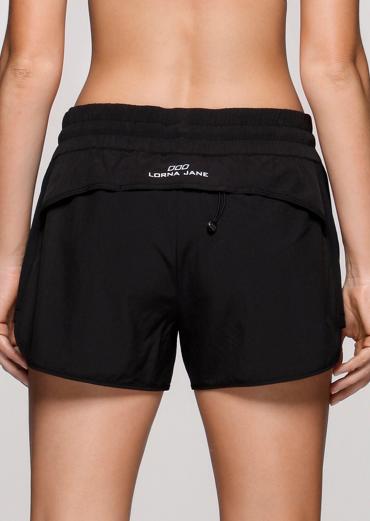 Lorna Jane Triple Play Run Shorts - Black