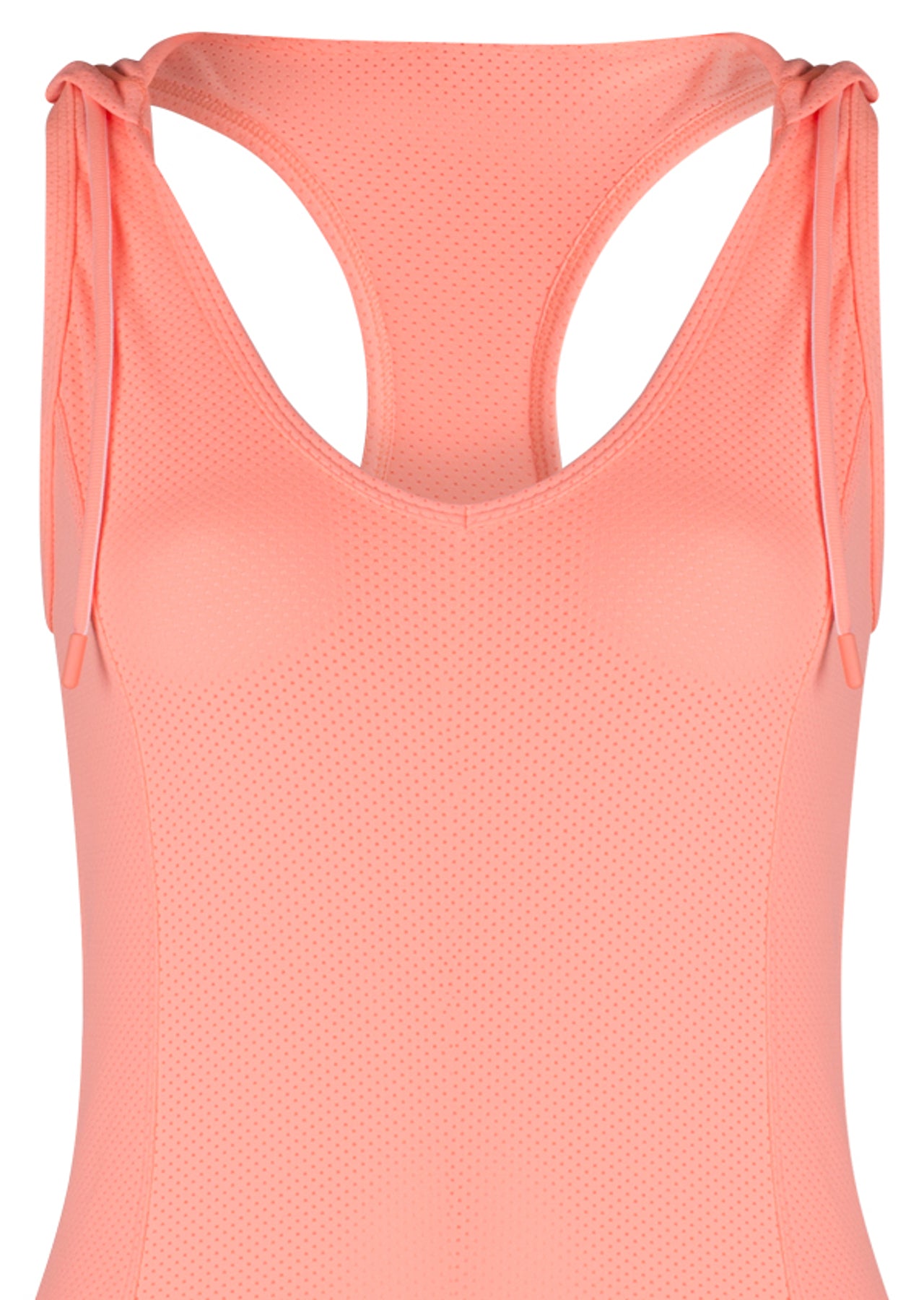 Lorna Jane Trista Hooded Excel Tank - Pale Neon Apricot