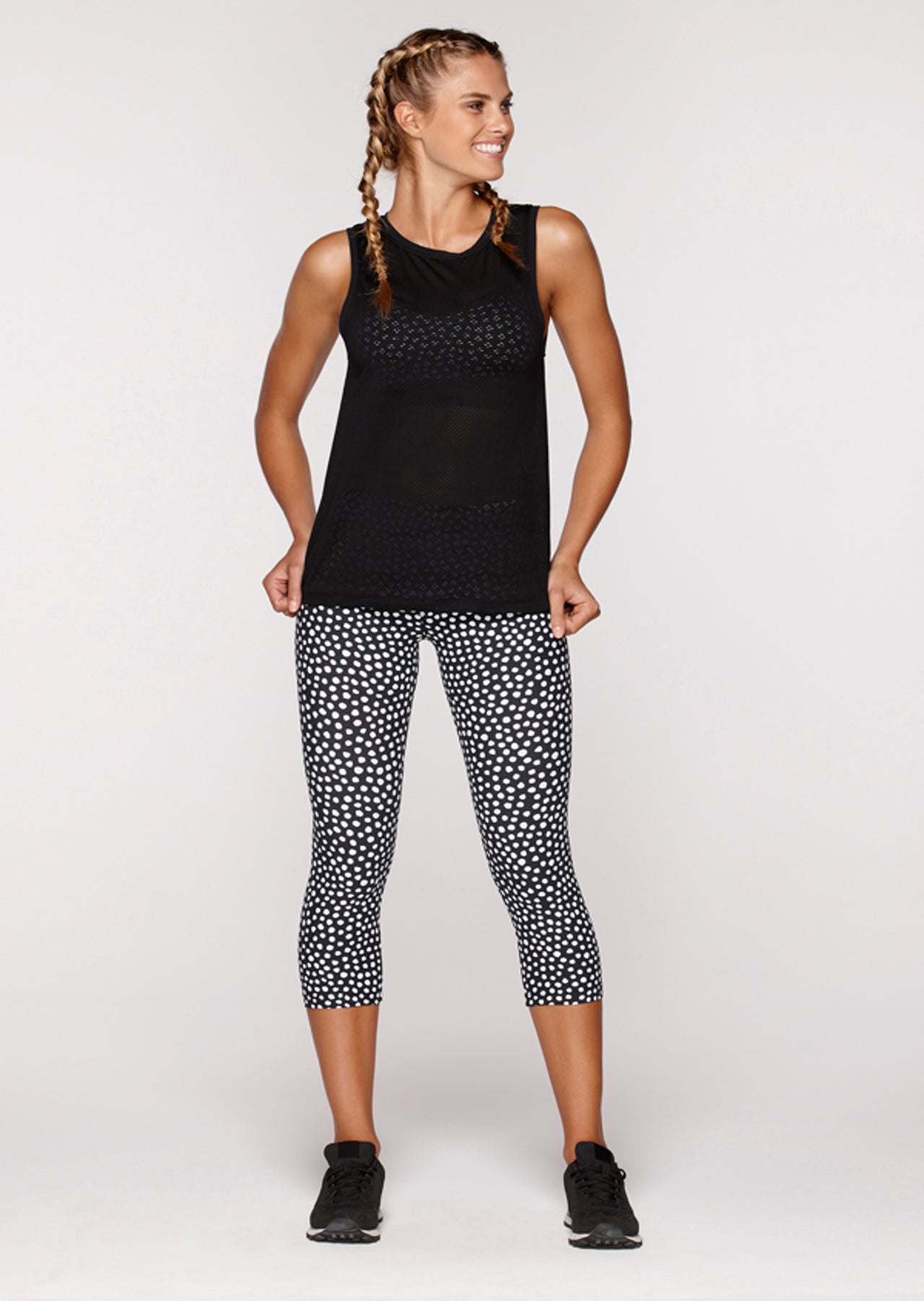 Lorna Jane Turbo Excel Tank - Black