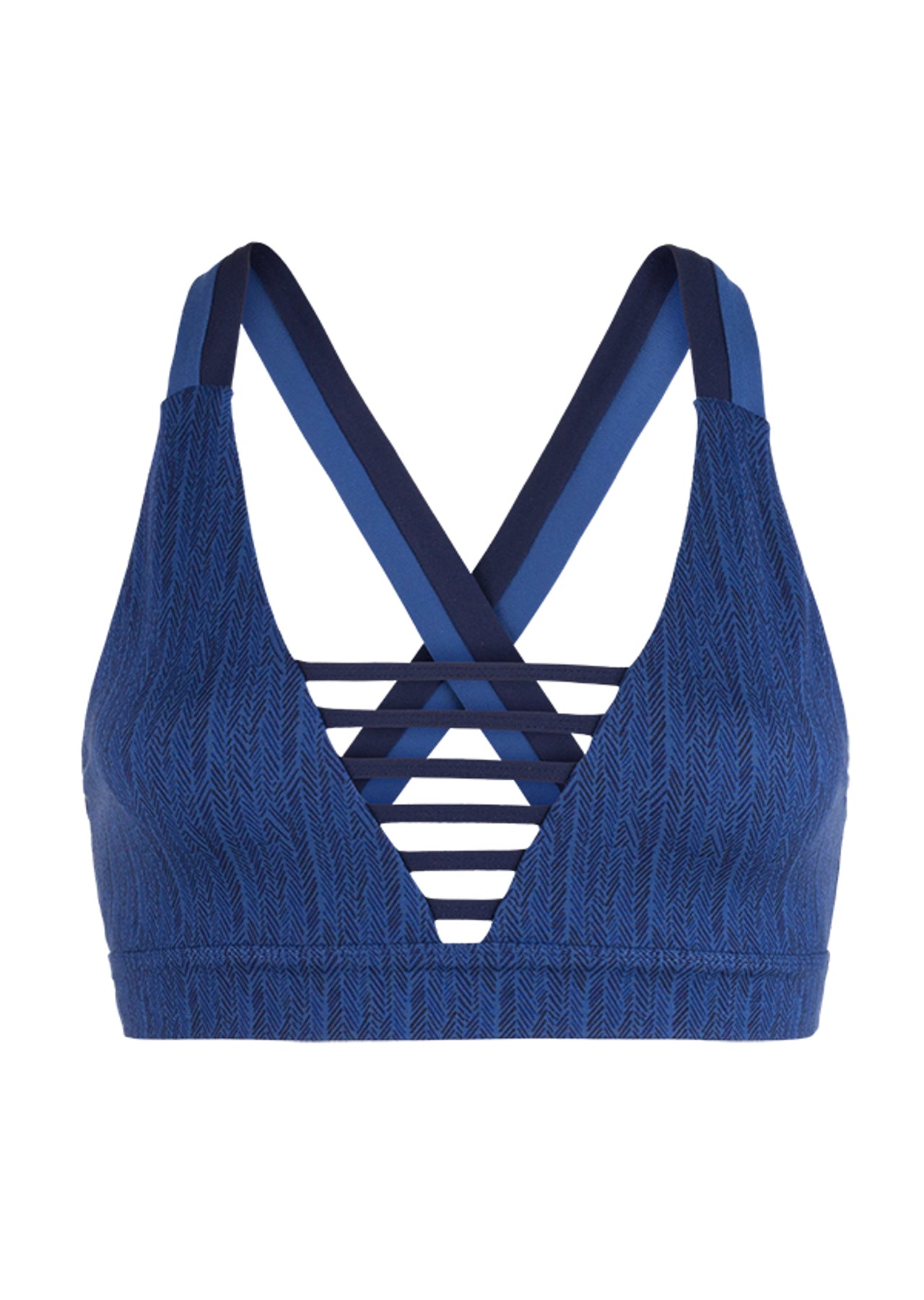 Lorna Jane Twiggy Yoga Bra - Indigo Marl