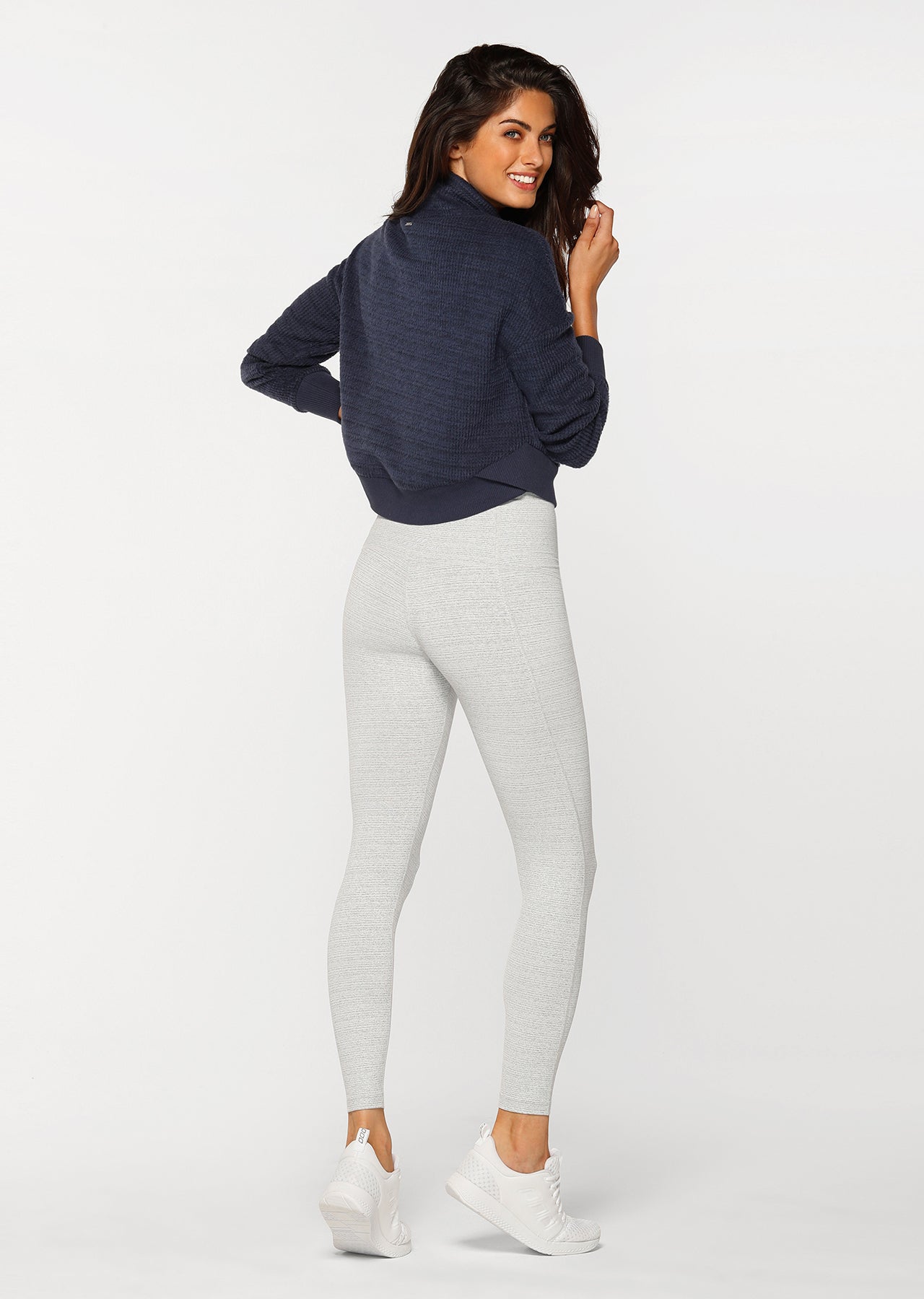 Lorna Jane Ultimate Brushed Long Sleeve Top - French Navy