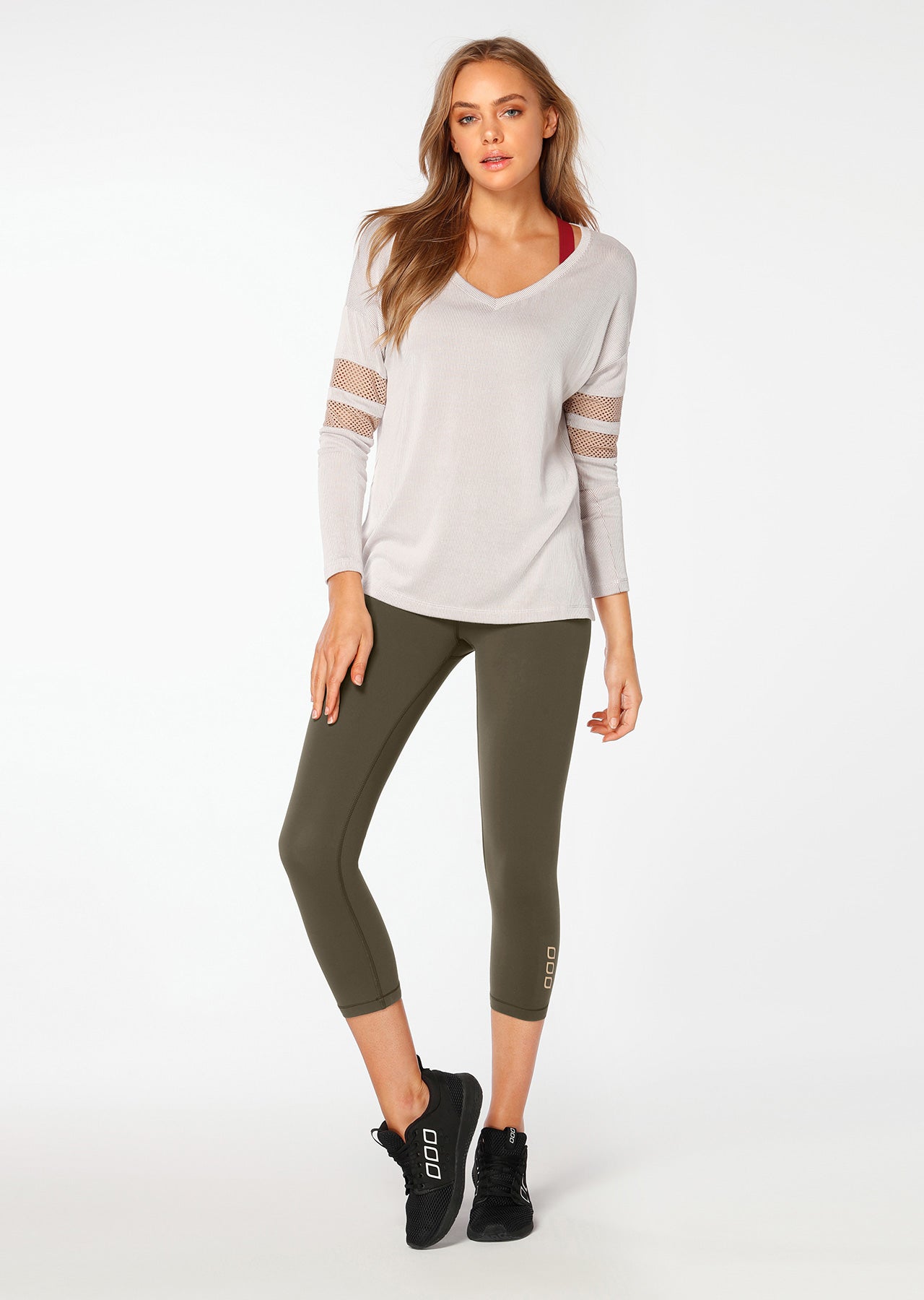 Lorna Jane Ultimate Comfort Long Sleeve Top - Off White