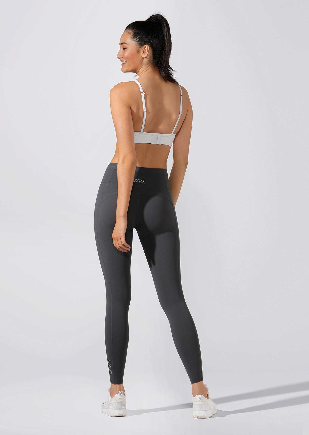 Lorna Jane Ultimate Support Full Length Leggings - Titanium
