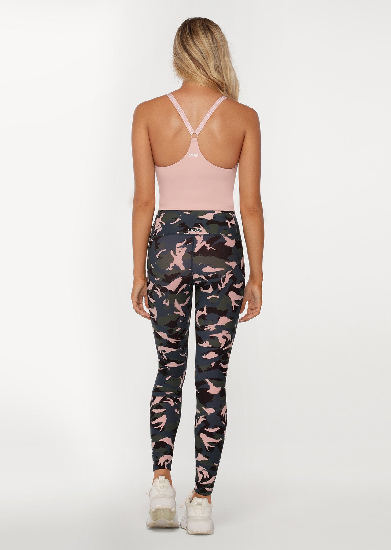 Lorna Jane V-Back Active Tank Bra - Cherry Blossom