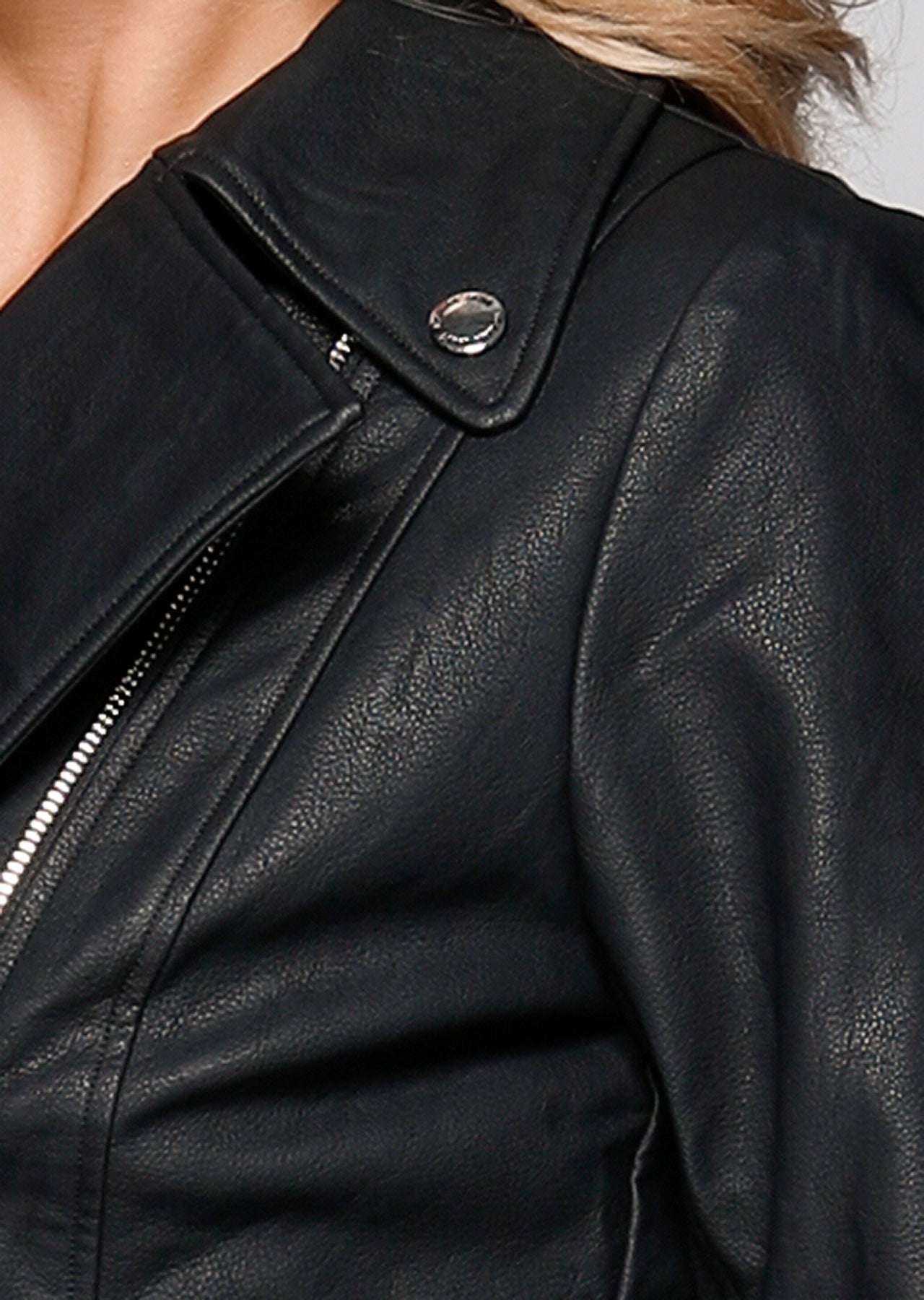 Lorna Jane Vegan Leather Active Jacket - Black