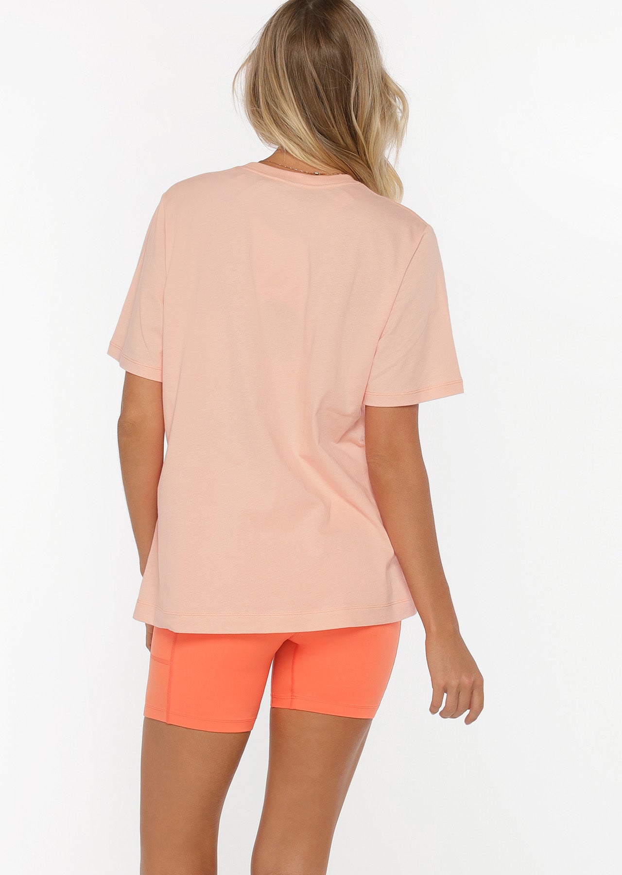 Lorna Jane Peachy Active Oversized Tee - Dusty Peach
